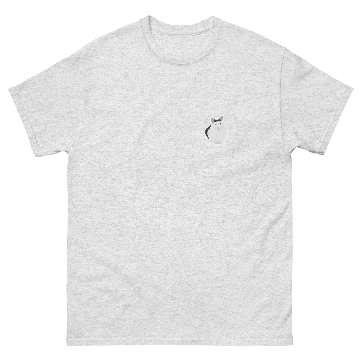 Cat Classic T-Shirt Meme - Ash | Shirtposting