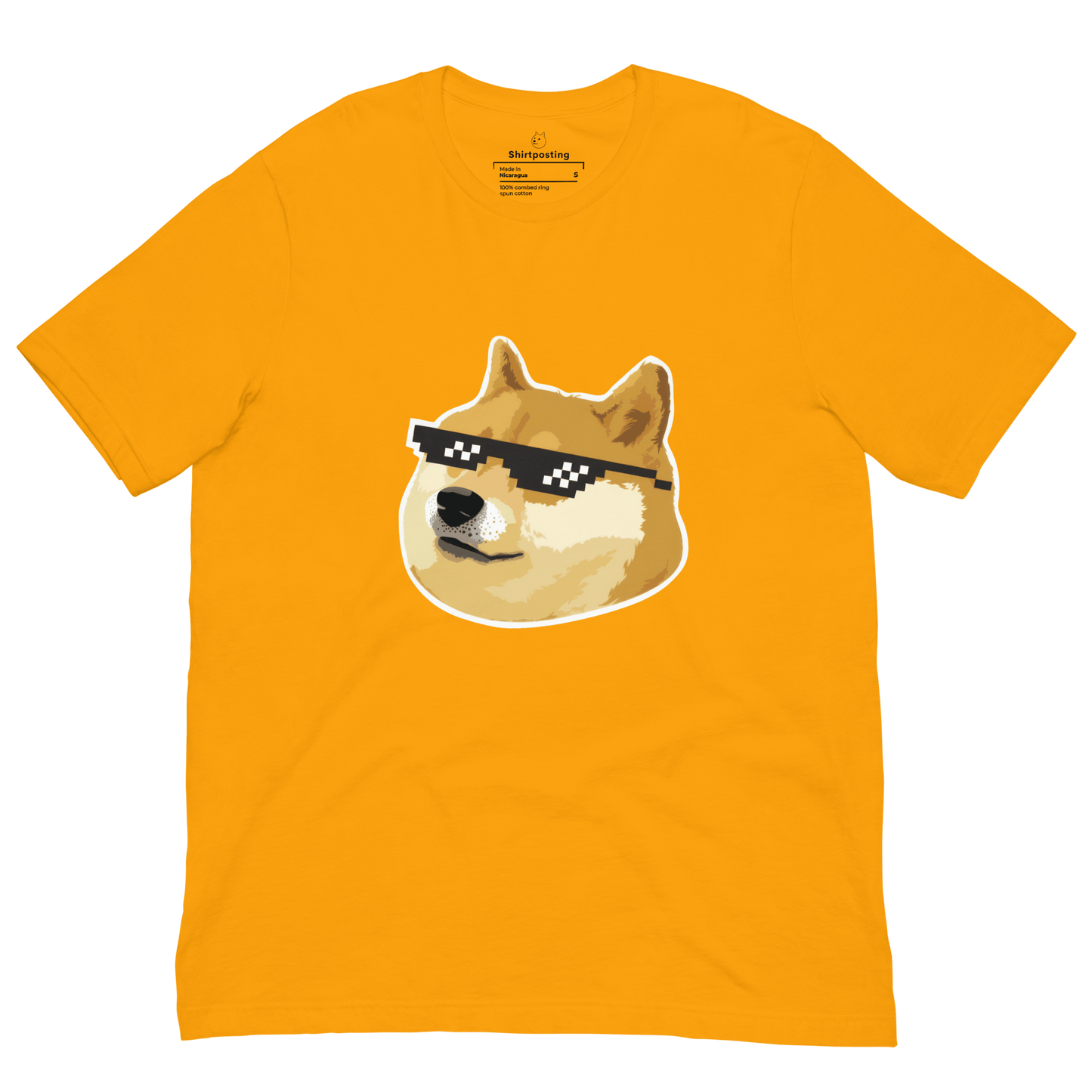 Doge Classic T-Shirt Meme - Gold | Shirtposting
