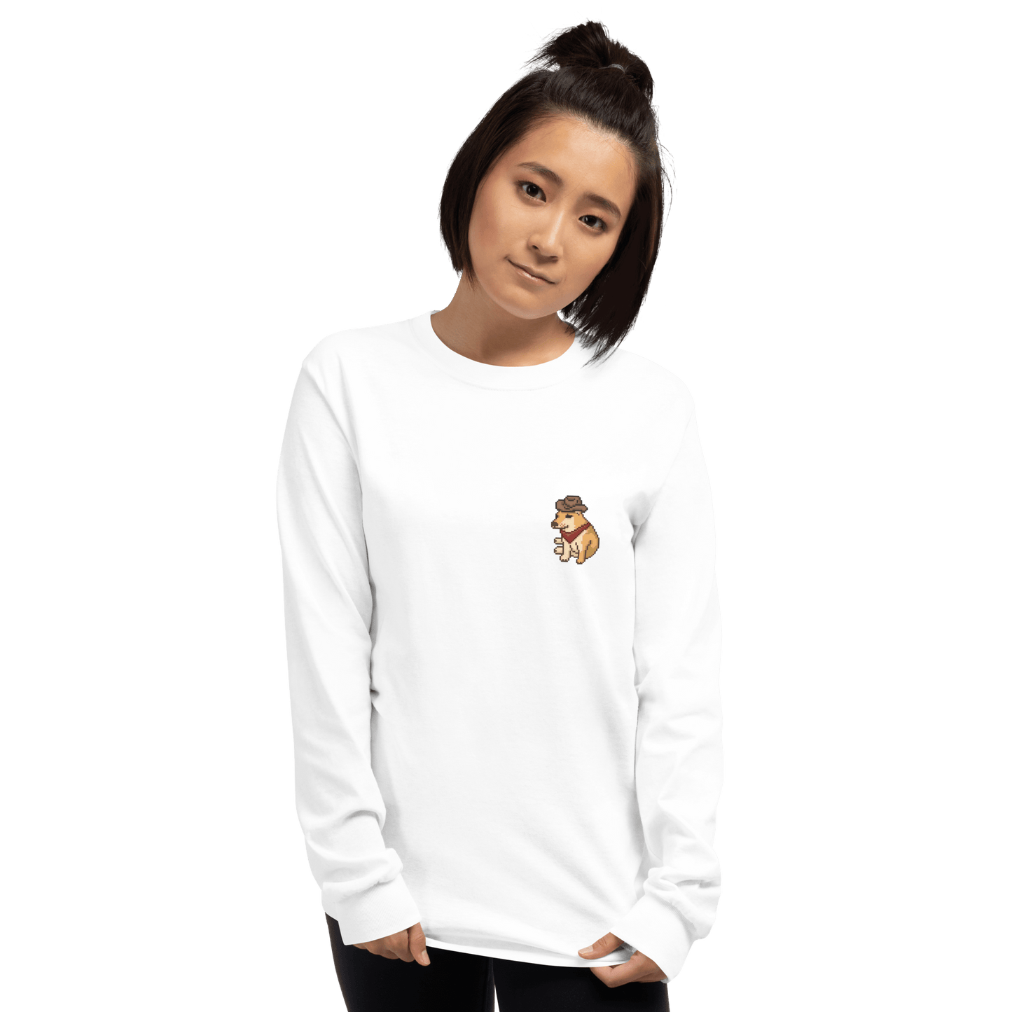 Doge Long Sleeve T-Shirt Meme - Sport Grey | Shirtposting