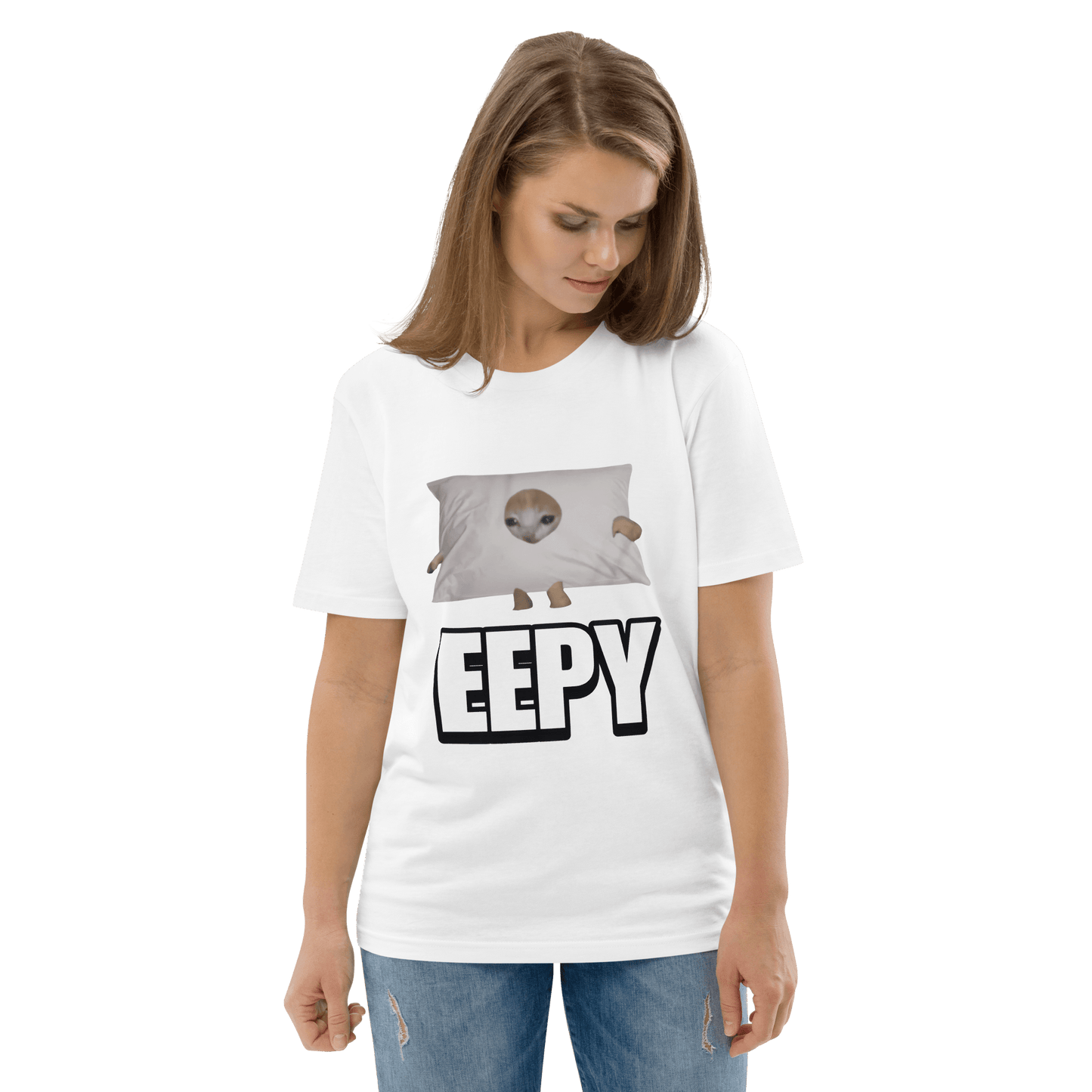Eepy Premium Organic T-Shirt Meme - Cotton Pink | Shirtposting
