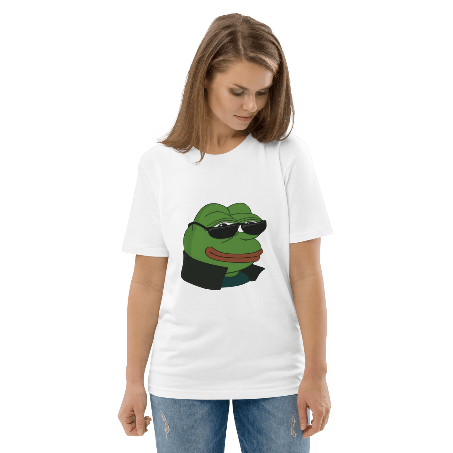 Pepe Premium Organic T-Shirt Meme - Dark Heather Grey | Shirtposting