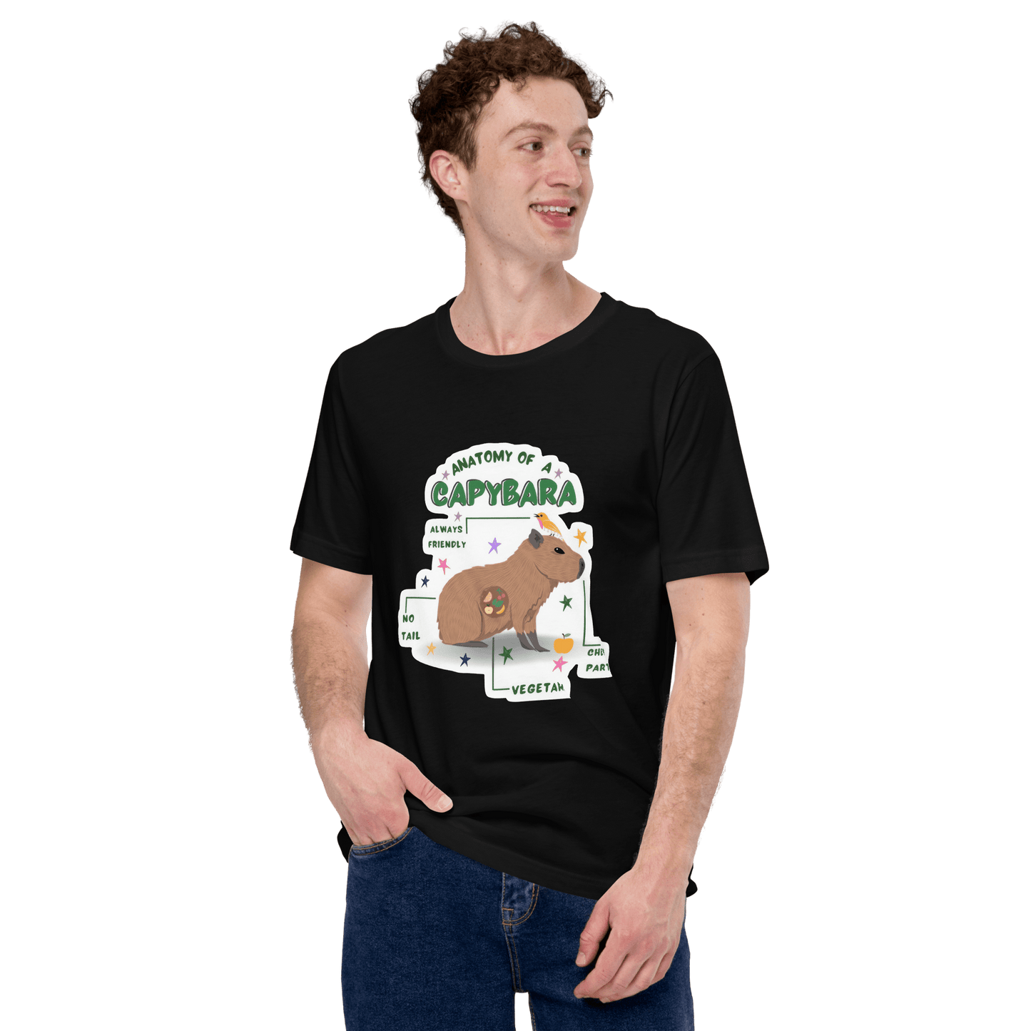 Anatomy of a Capybara Classic T-Shirt Meme - Dark Grey | Shirtposting