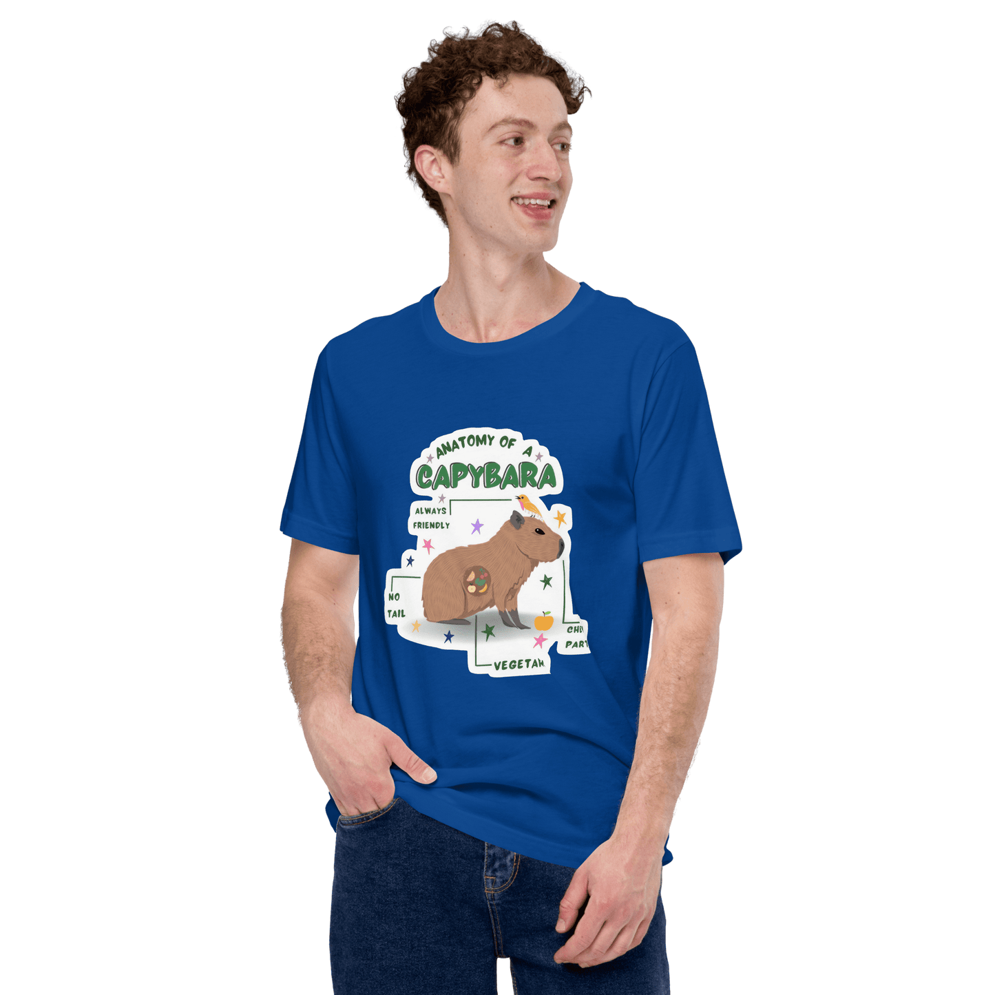 Anatomy of a Capybara Classic T-Shirt Meme - Dark Grey | Shirtposting