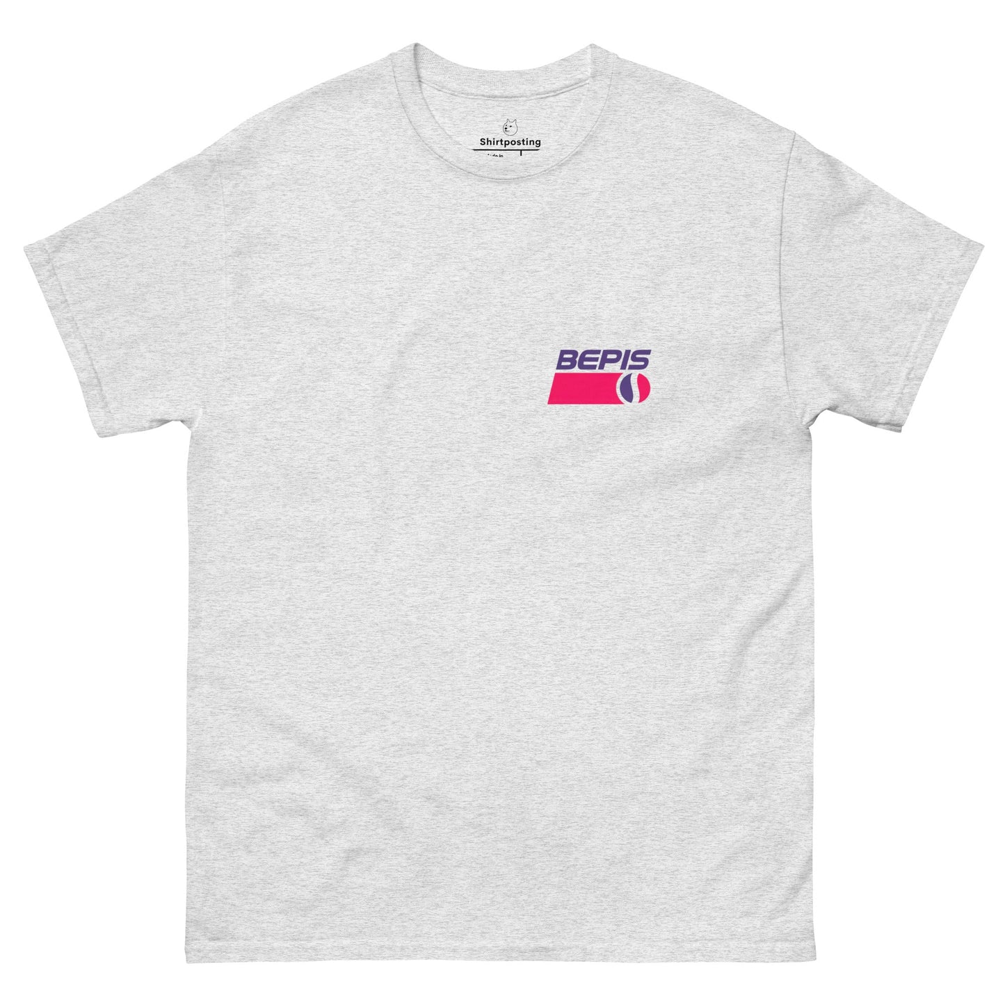 Bepis Classic T-Shirt Meme - Ash | Shirtposting