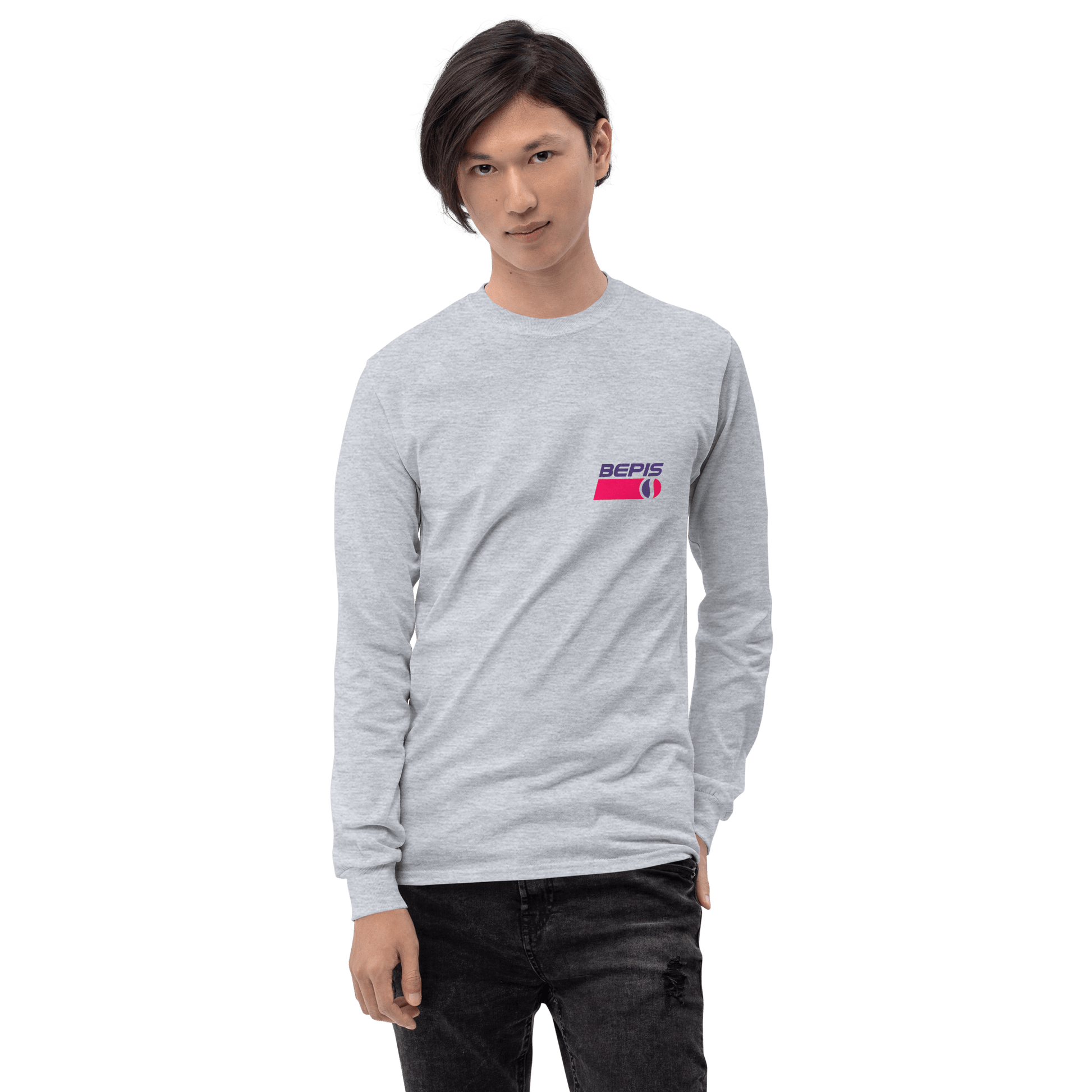 Bepis Long Sleeve T-Shirt Meme - Sport Grey | Shirtposting