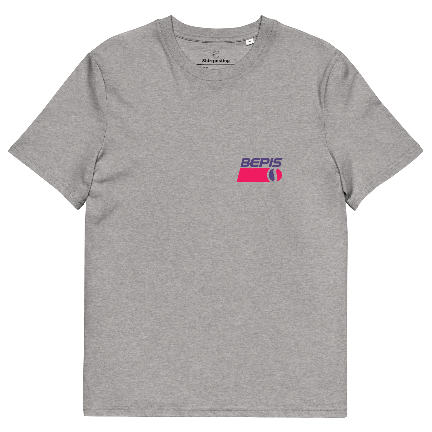 Bepis Premium Organic T-Shirt Meme - Heather Grey | Shirtposting