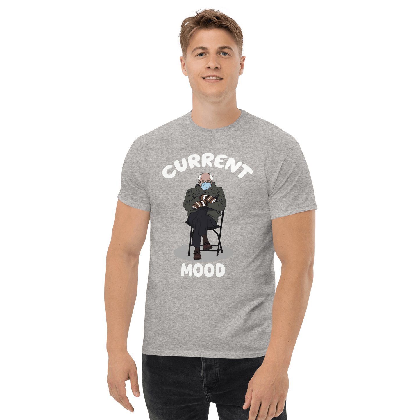 Bernie Mittens Classic T-Shirt Meme - Military Green | Shirtposting