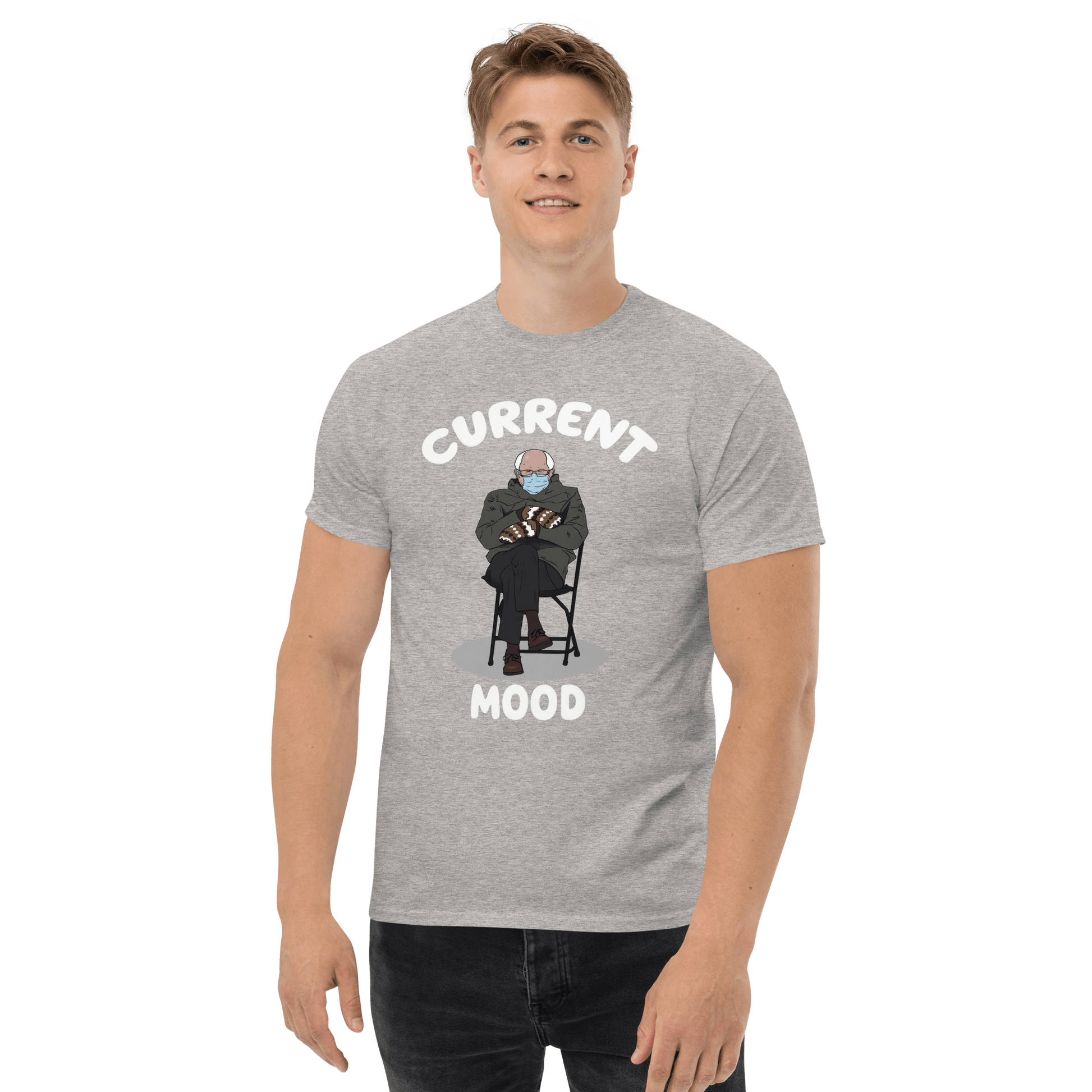 Bernie Mittens Classic T-Shirt Meme - Military Green | Shirtposting