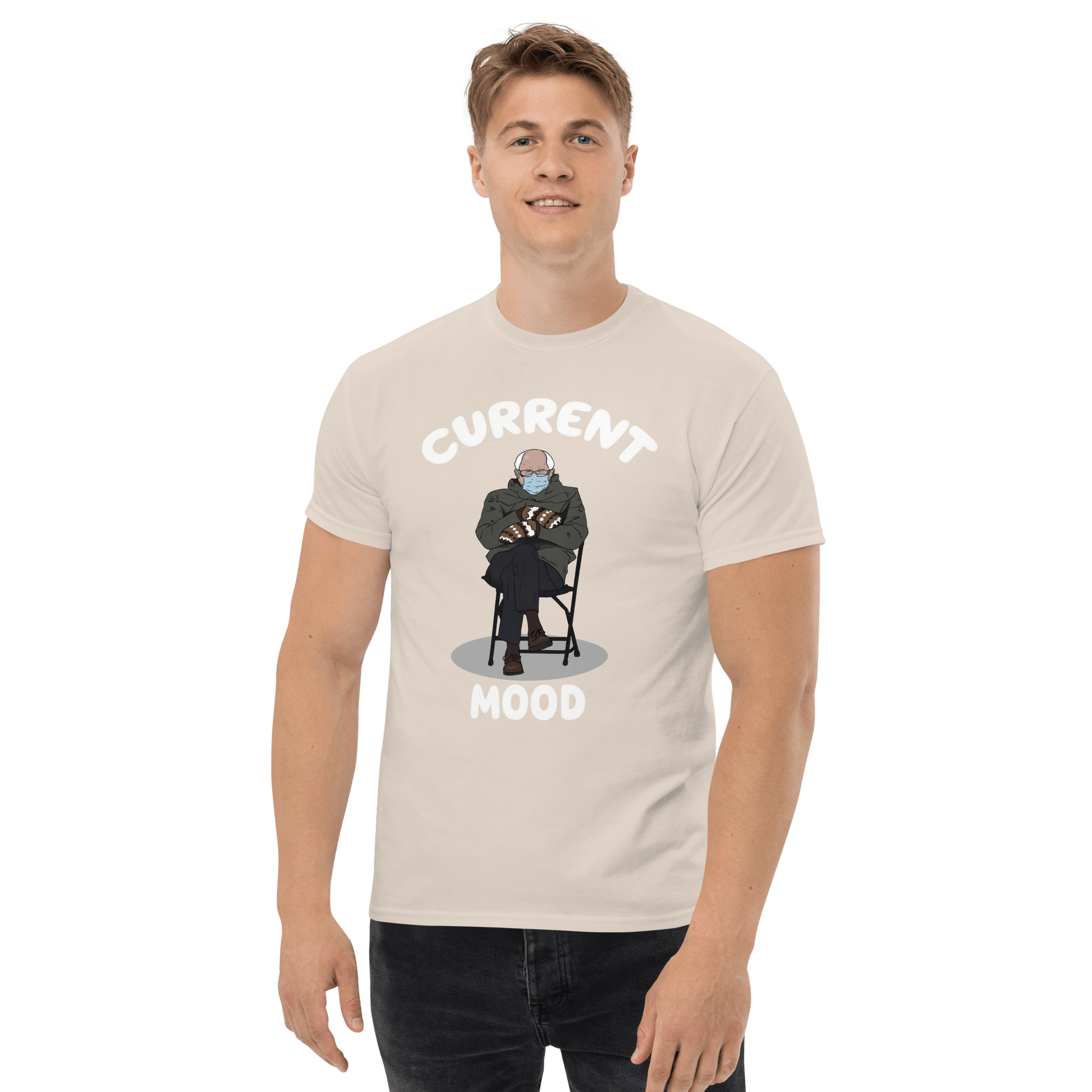 Bernie Mittens Classic T-Shirt Meme - Military Green | Shirtposting