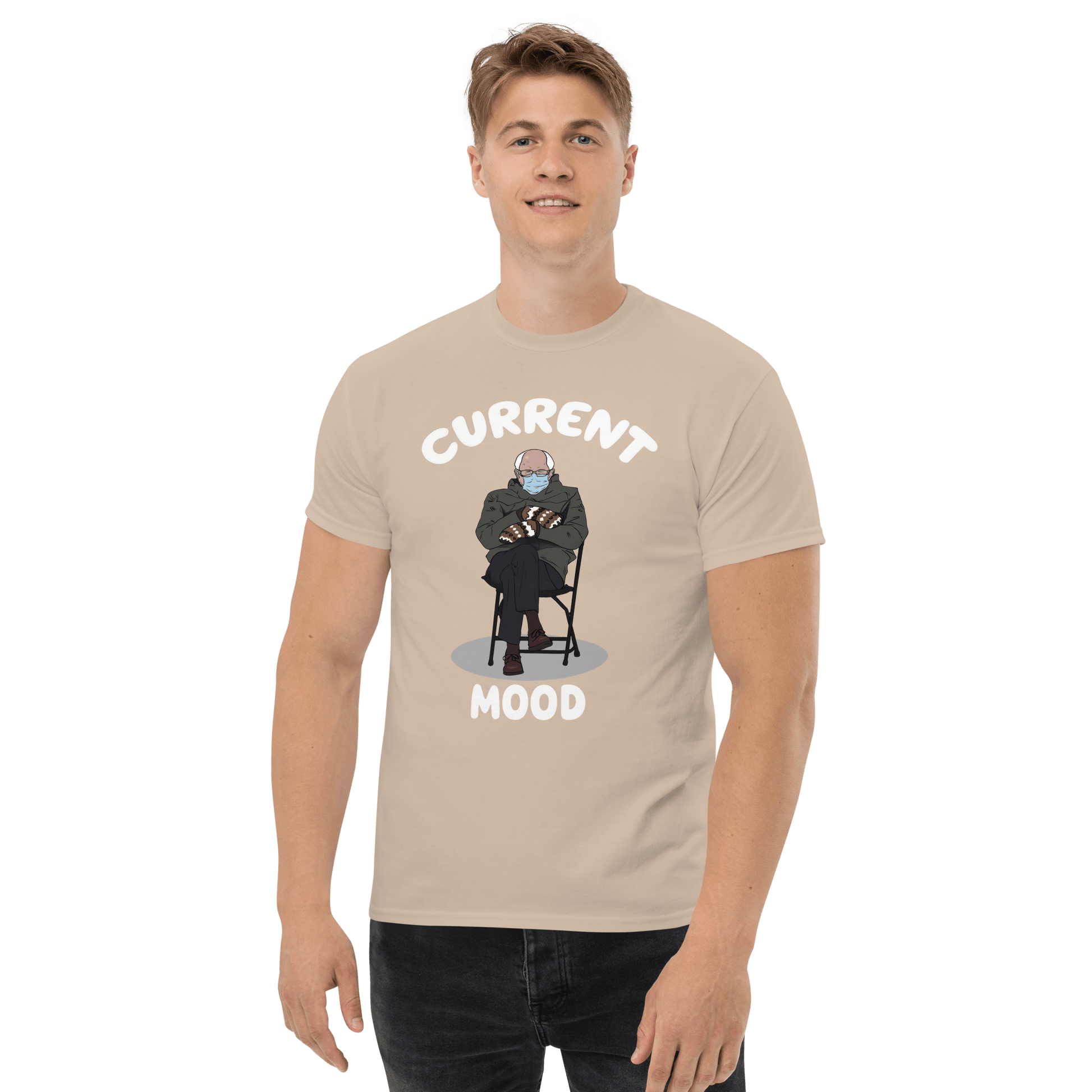 Bernie Mittens Classic T-Shirt Meme - Military Green | Shirtposting