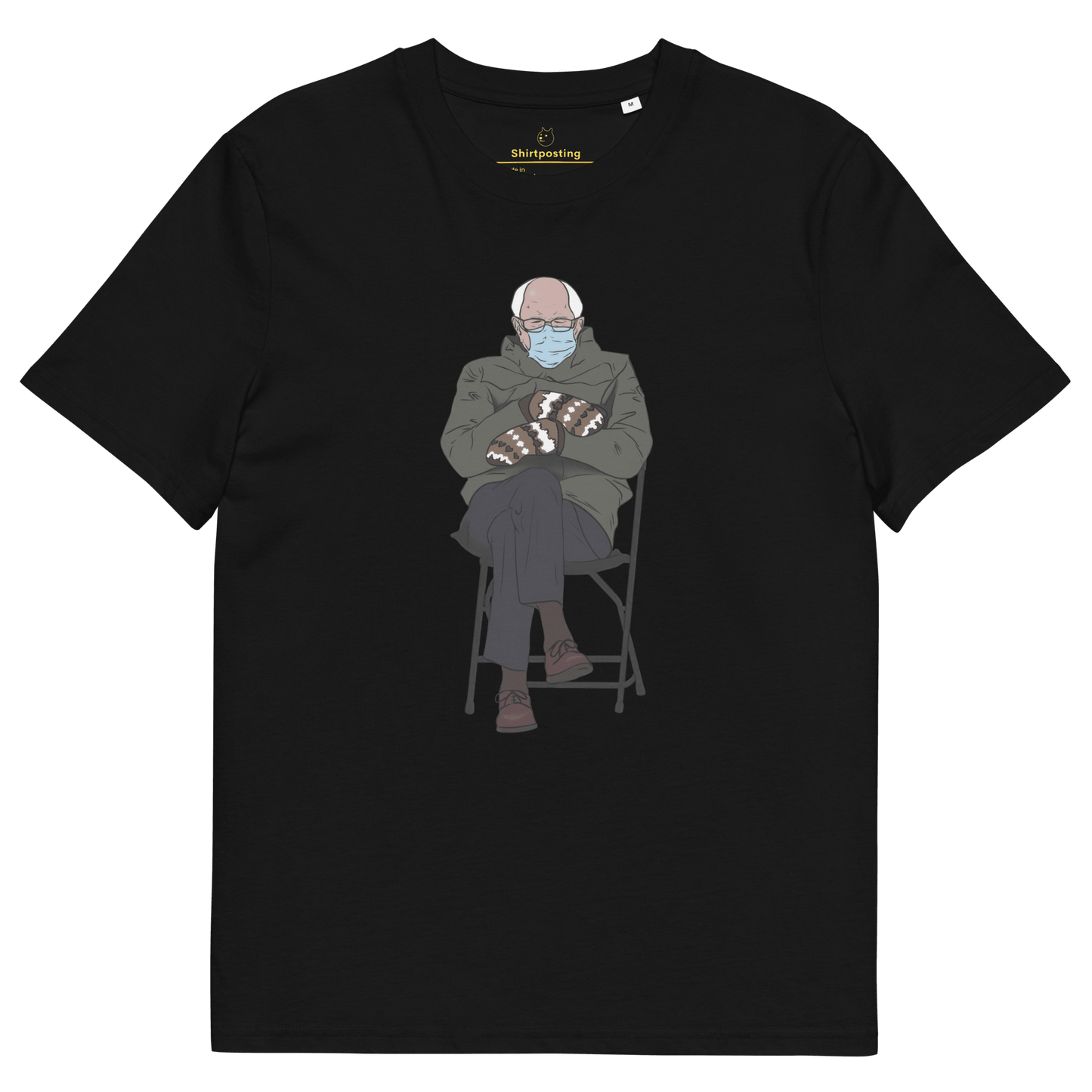 Bernie Mittens Premium Organic T-Shirt Meme - Black | Shirtposting