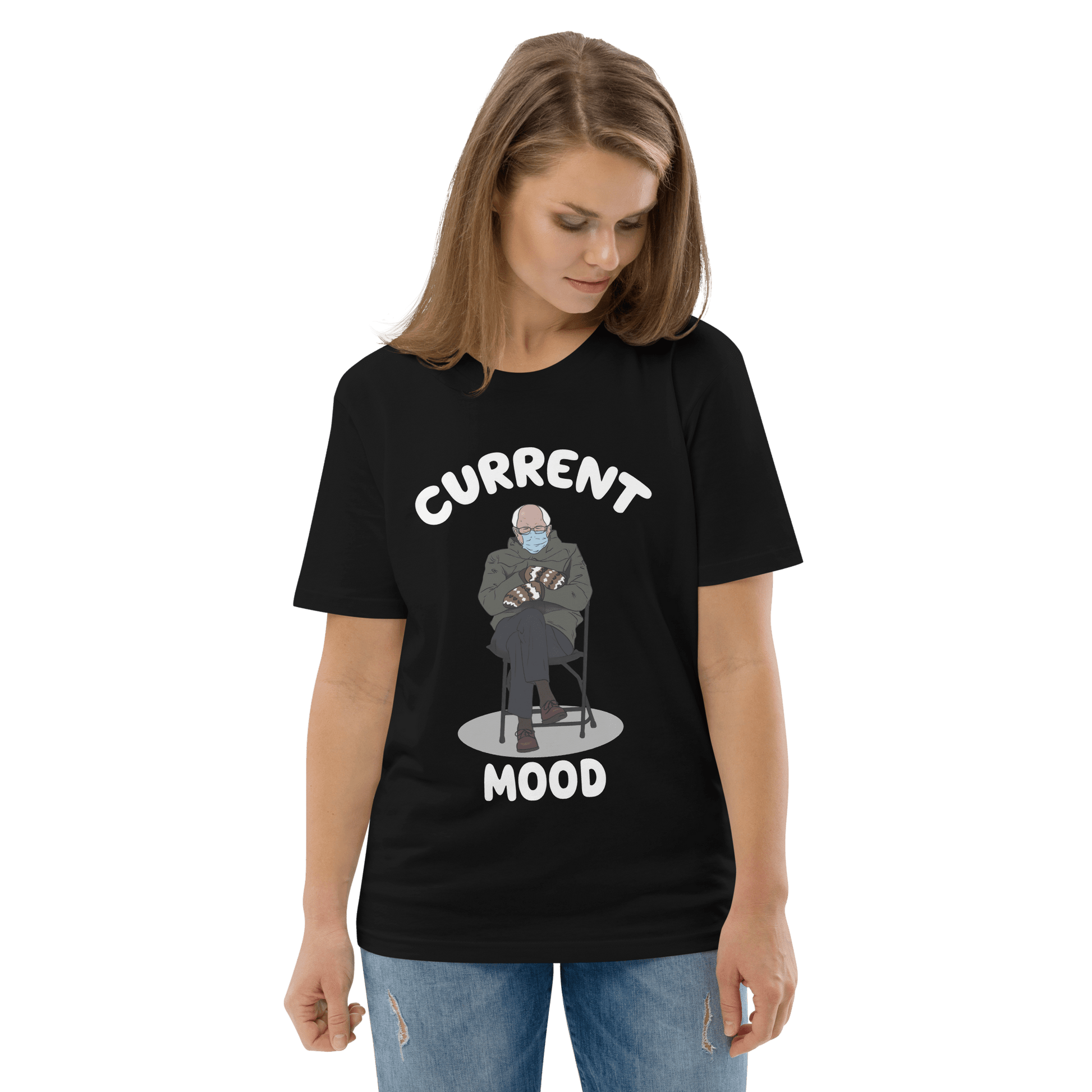 Bernie Mittens Premium Organic T-Shirt Meme - Cotton Pink | Shirtposting