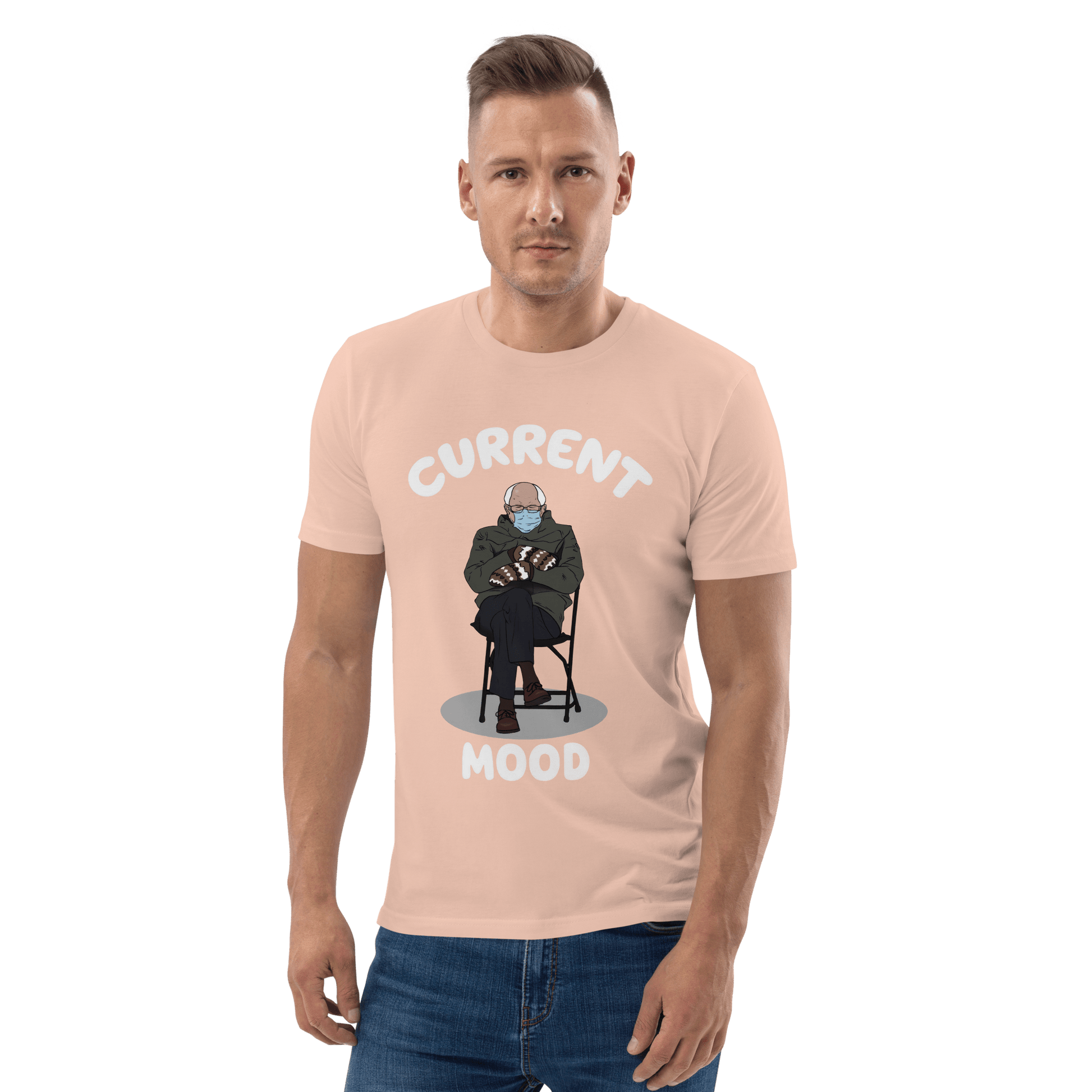 Bernie Mittens Premium Organic T-Shirt Meme - Cotton Pink | Shirtposting