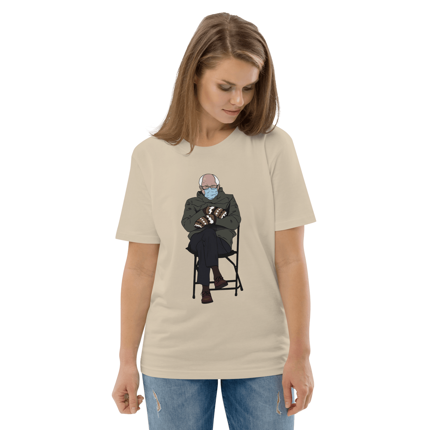 Bernie Mittens Premium Organic T-Shirt Meme - Dark Heather Grey | Shirtposting