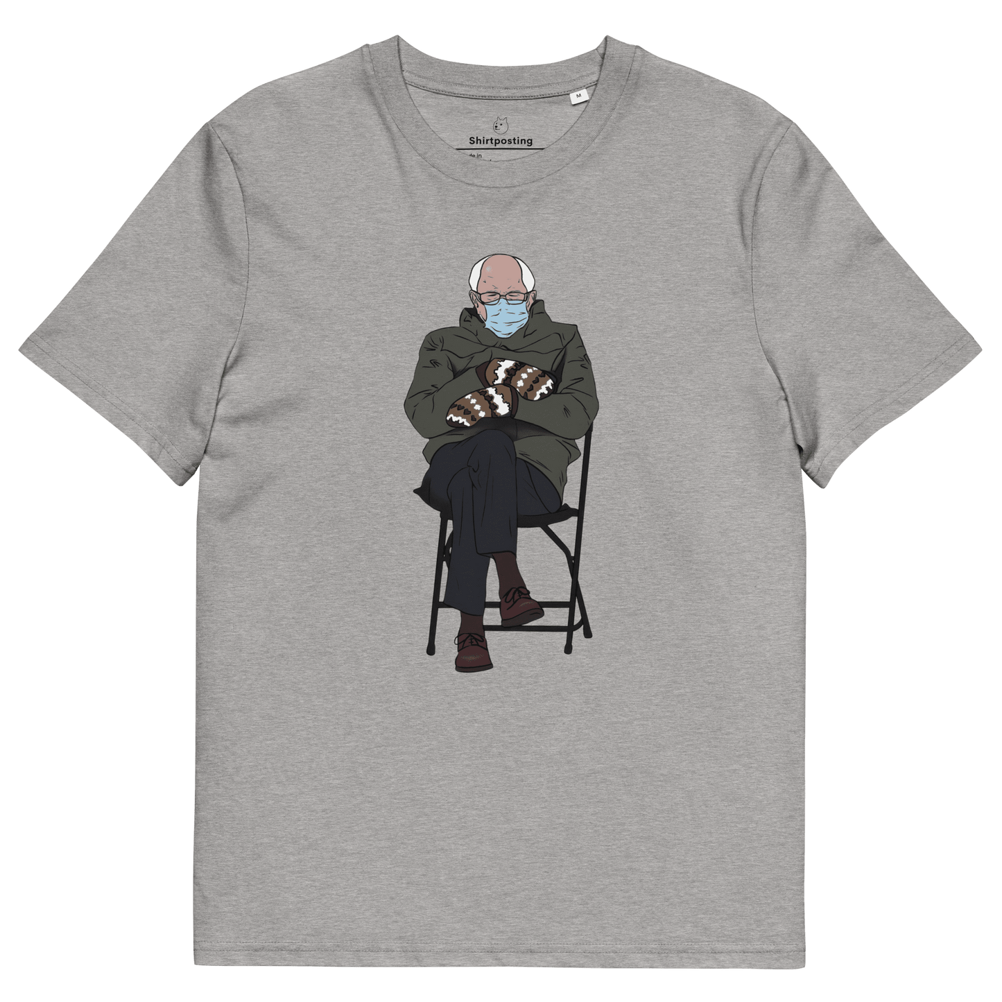 Bernie Mittens Premium Organic T-Shirt Meme - Heather Grey | Shirtposting