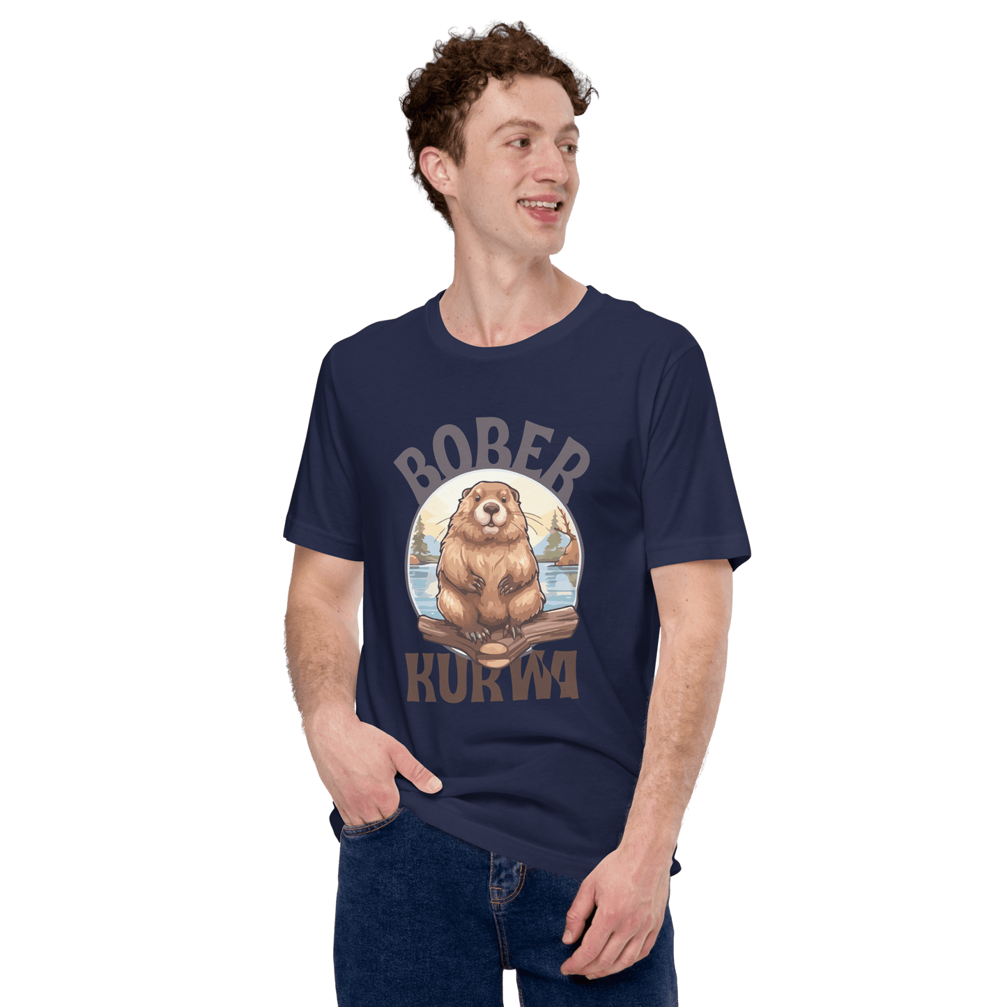 Bober Kurwa Classic T-Shirt Meme - Dark Grey | Shirtposting