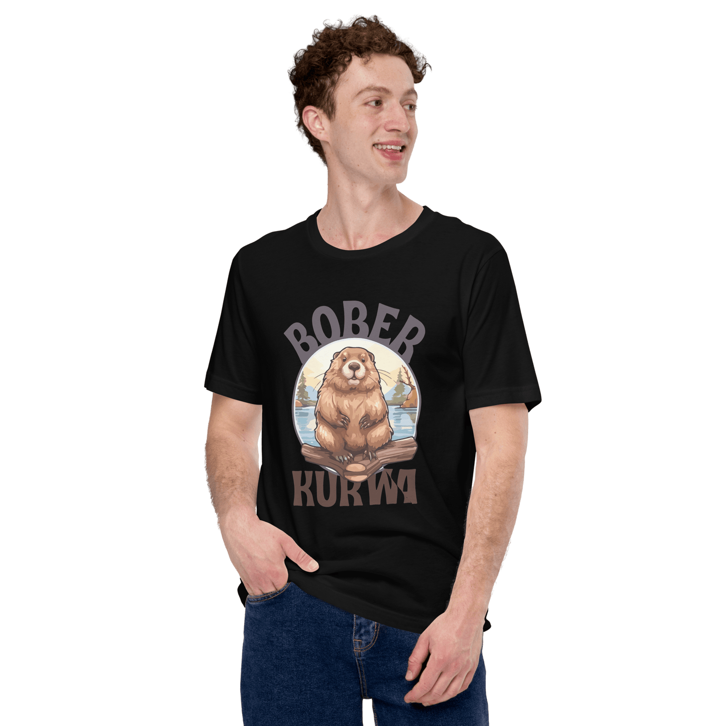 Bober Kurwa Classic T-Shirt Meme - Dark Grey | Shirtposting