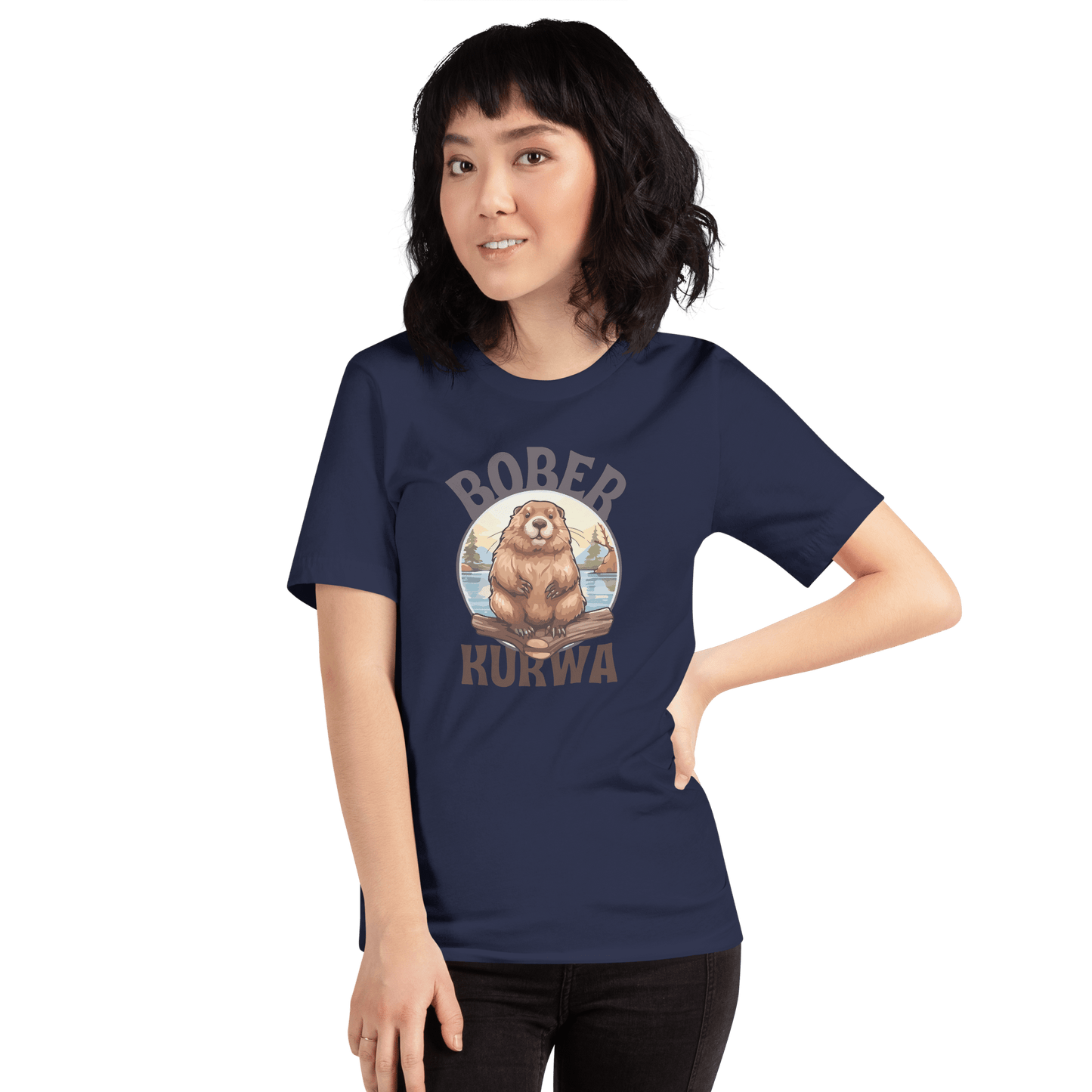 Bober Kurwa Classic T-Shirt Meme - Dark Grey | Shirtposting