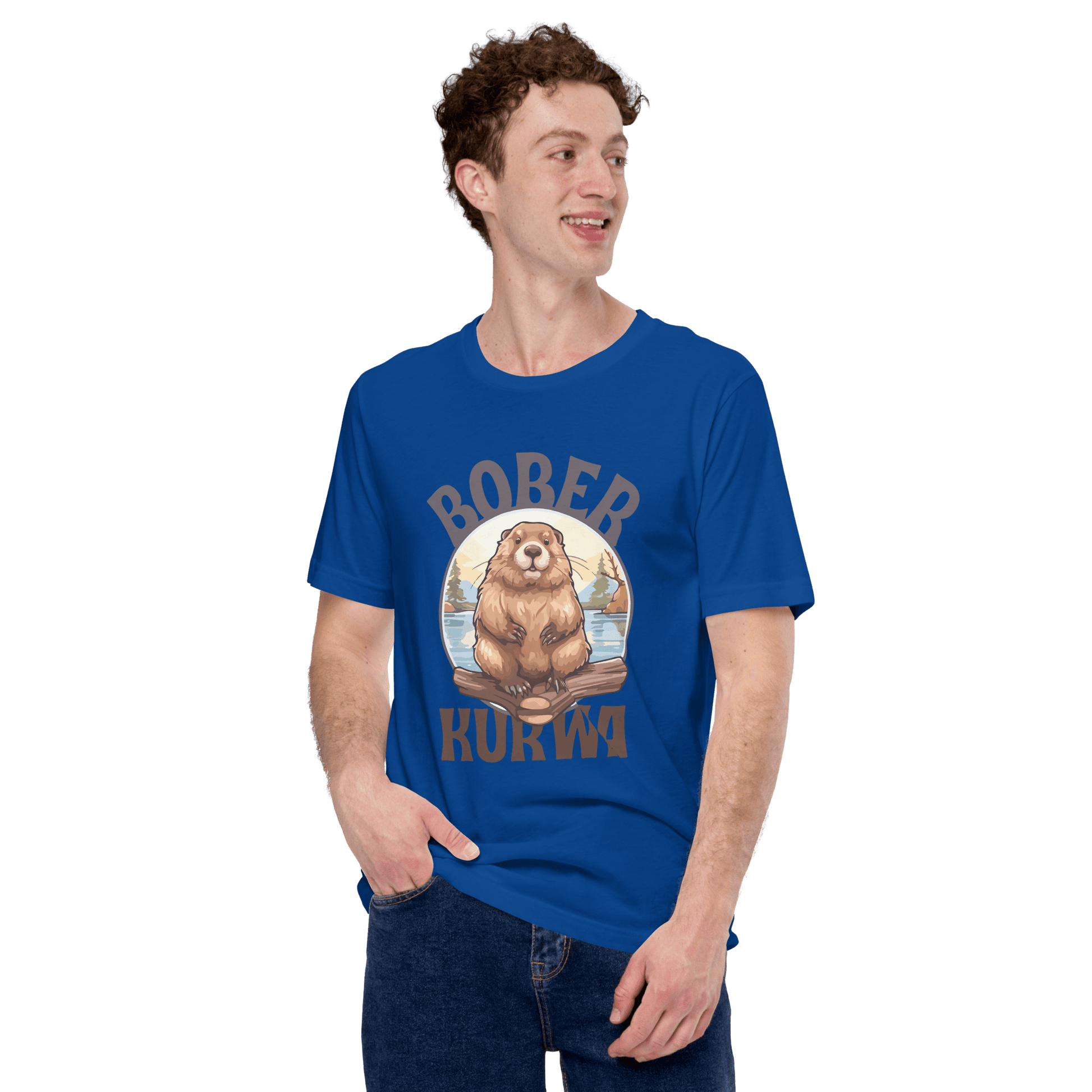 Bober Kurwa Classic T-Shirt Meme - Dark Grey | Shirtposting