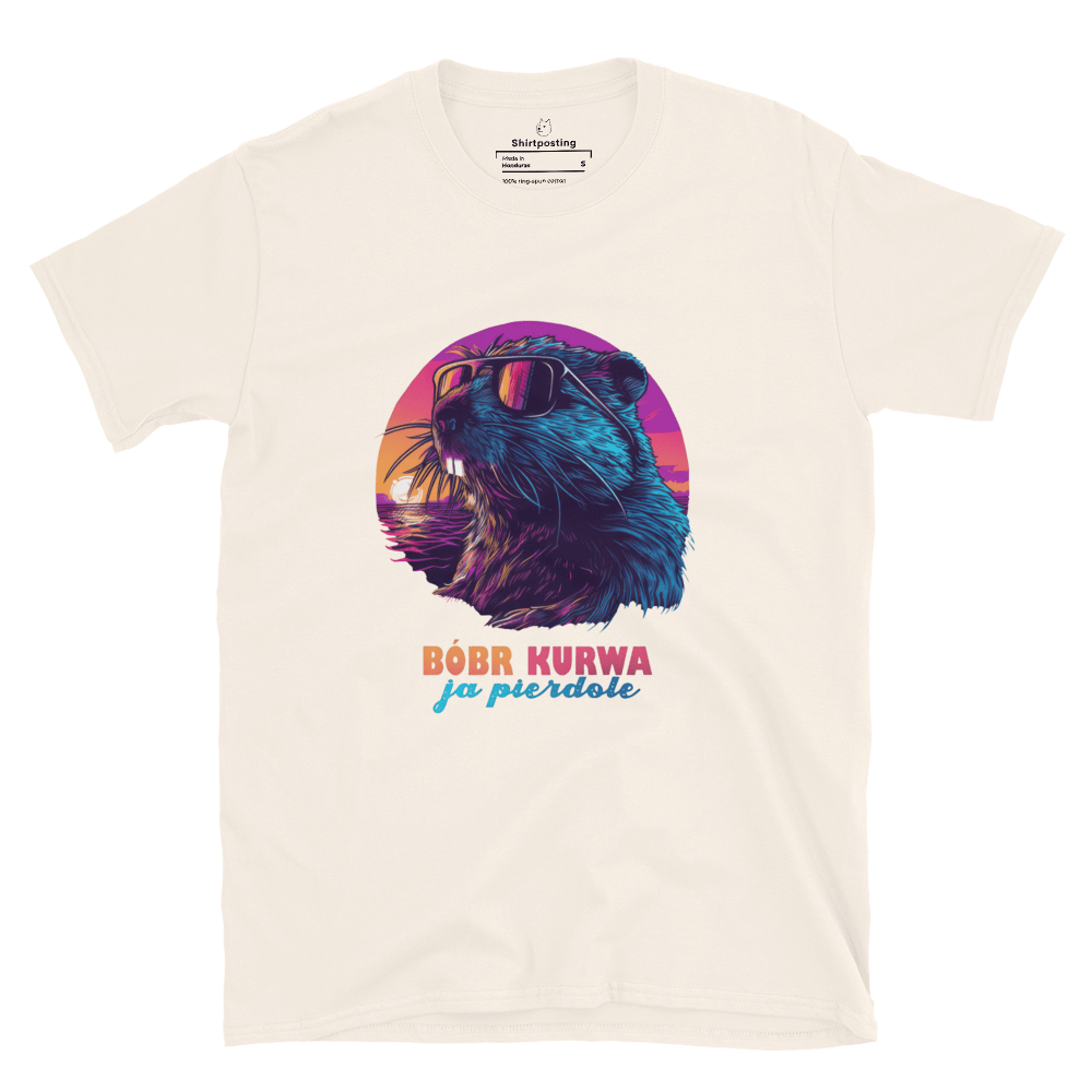 Bober Kurwa Classic T-Shirt Meme - Natural | Shirtposting