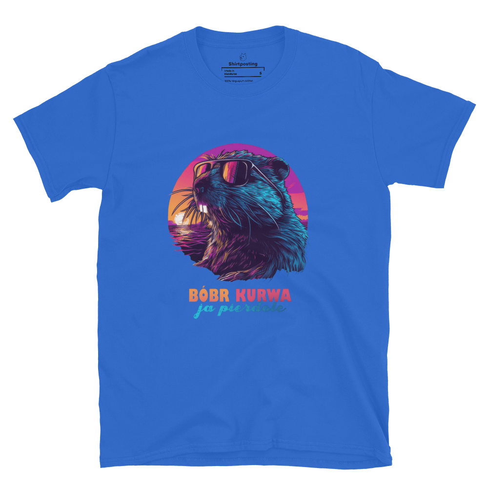 Bober Kurwa Classic T-Shirt Meme - Royal | Shirtposting