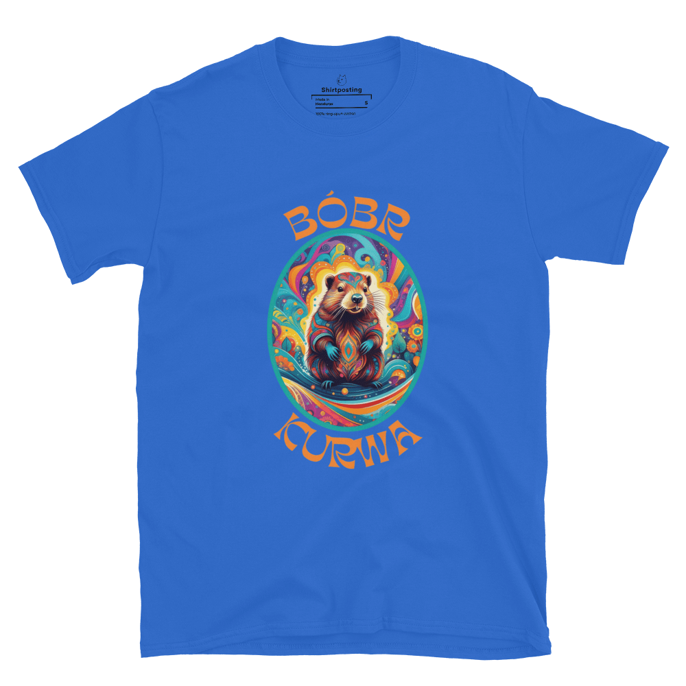 Bober Kurwa Classic T-Shirt Meme - Royal | Shirtposting