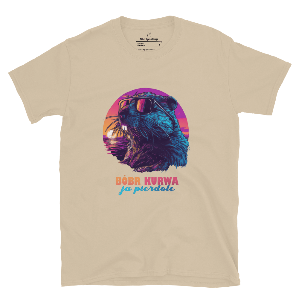 Bober Kurwa Classic T-Shirt Meme - Sand | Shirtposting
