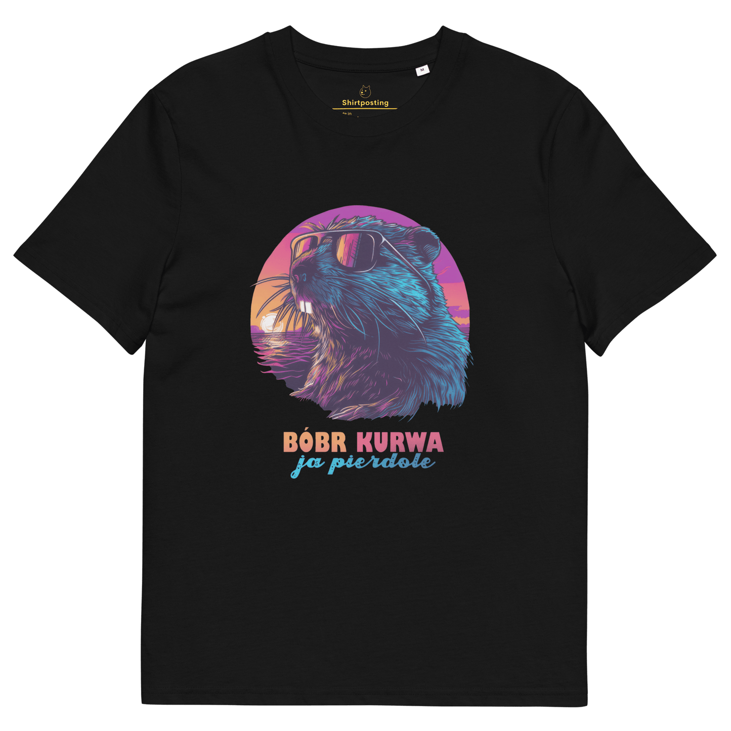 Bober Kurwa Premium Organic T-Shirt Meme - Black | Shirtposting