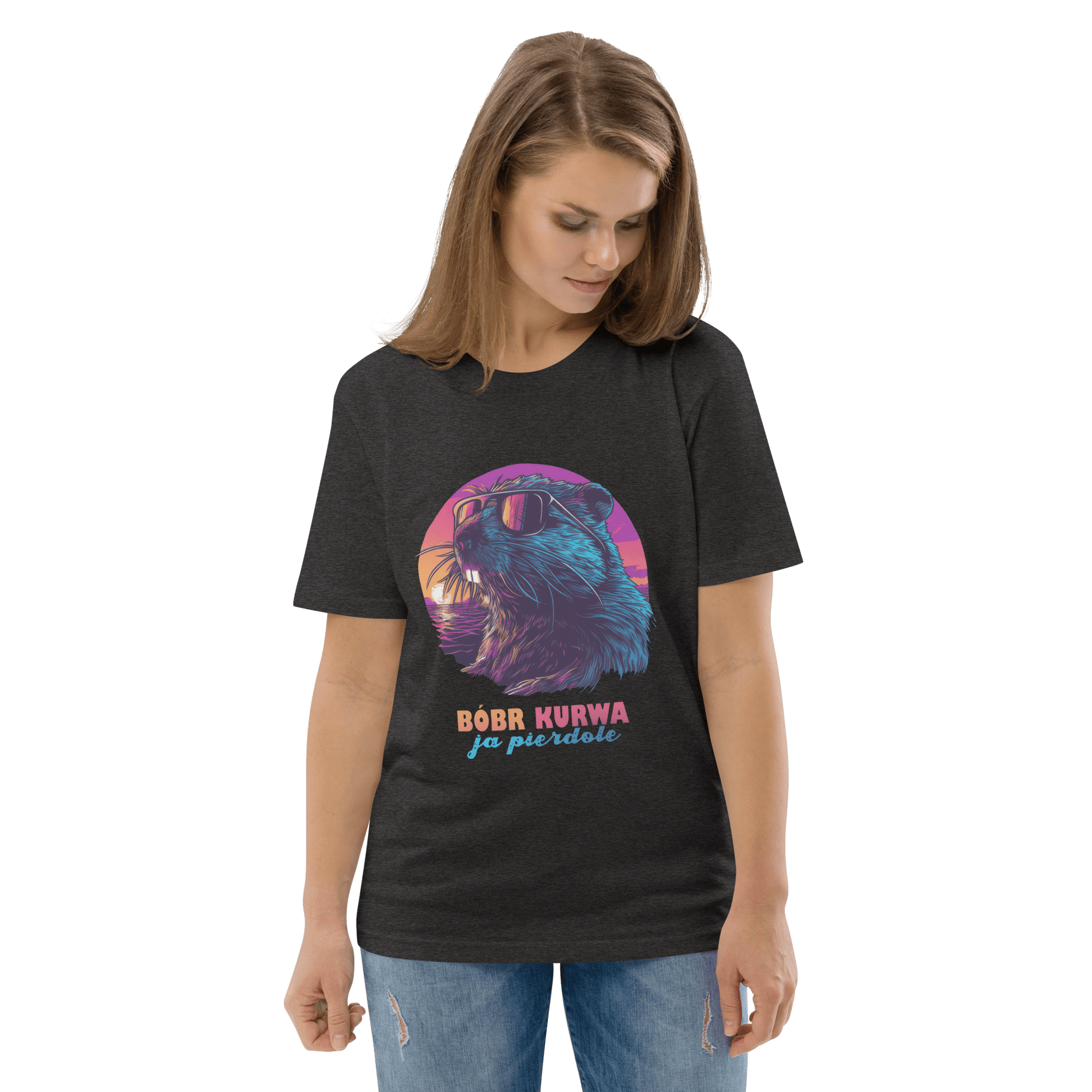 Bober Kurwa Premium Organic T-Shirt Meme - Fraiche Peche | Shirtposting