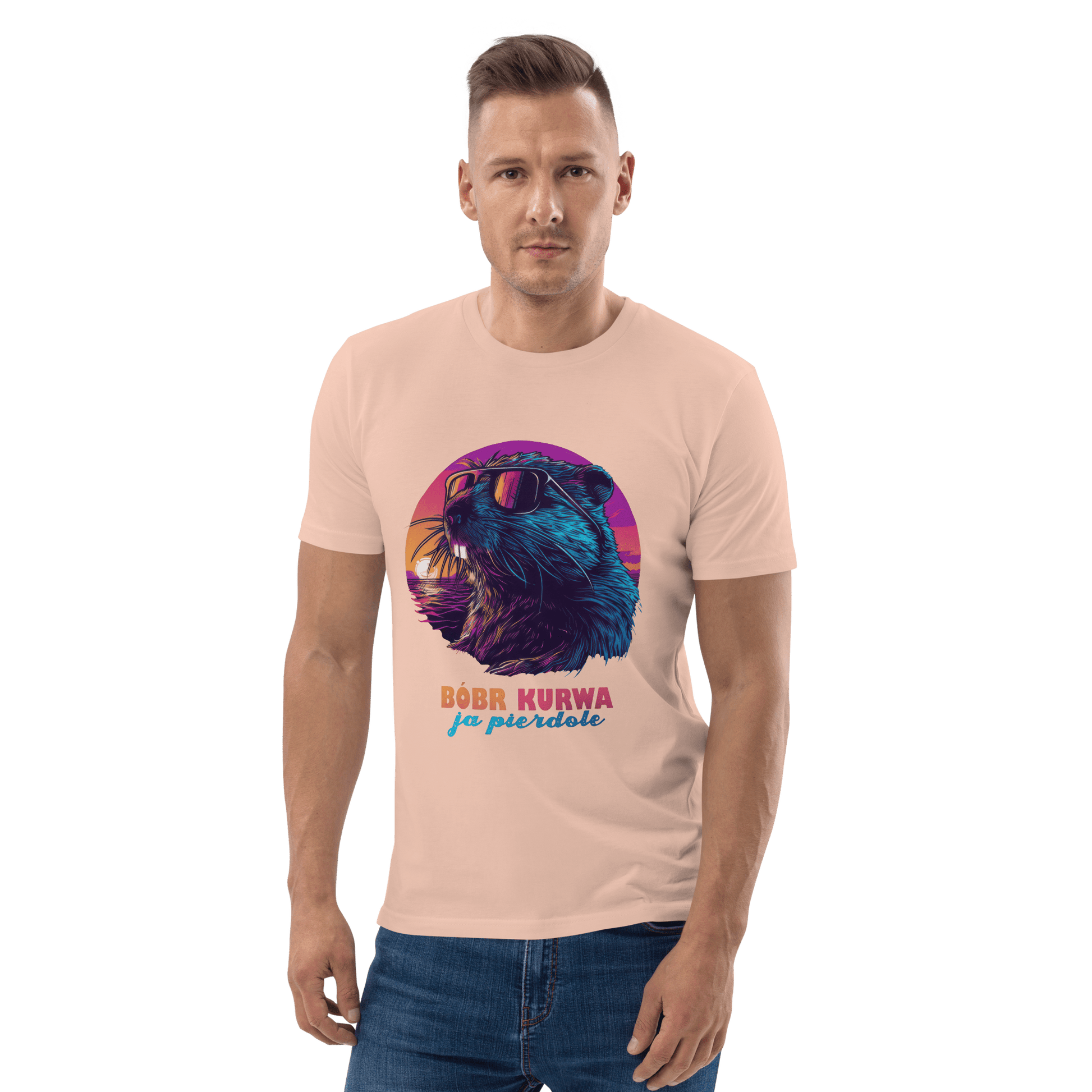 Bober Kurwa Premium Organic T-Shirt Meme - Fraiche Peche | Shirtposting