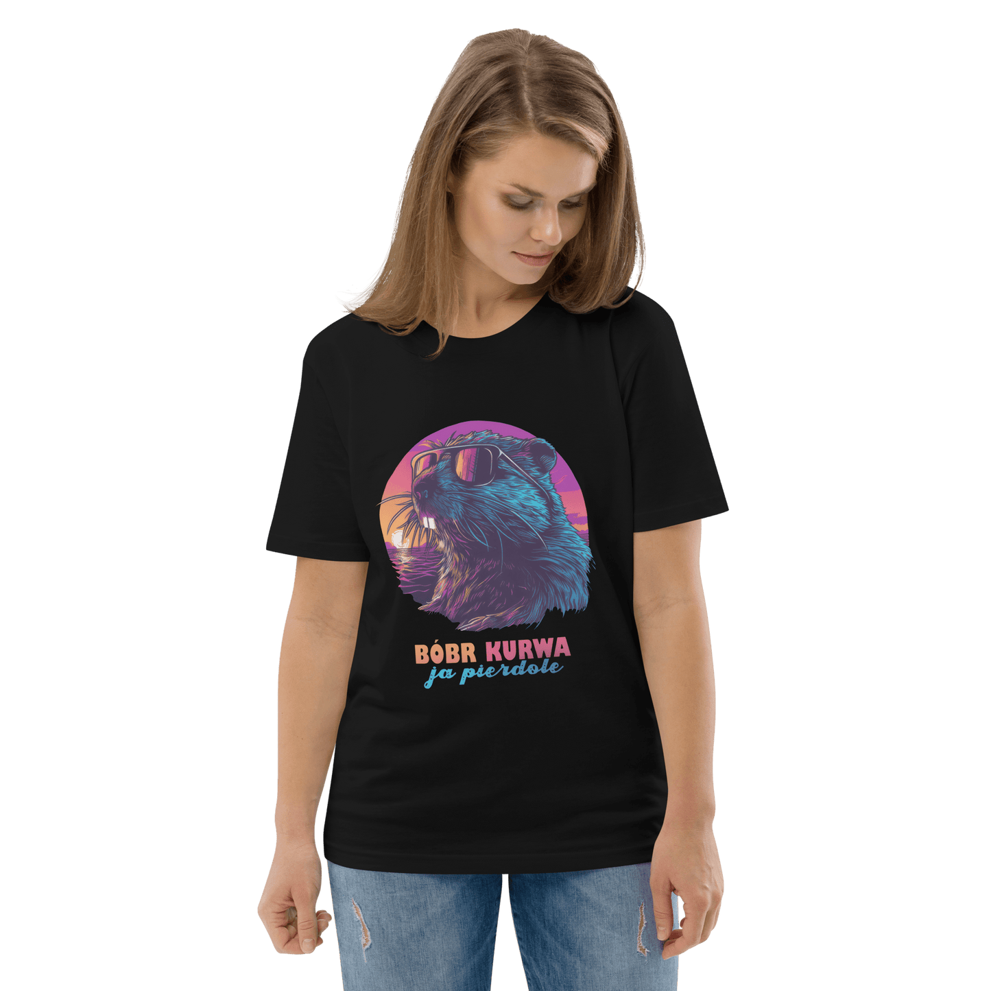 Bober Kurwa Premium Organic T-Shirt Meme - Fraiche Peche | Shirtposting