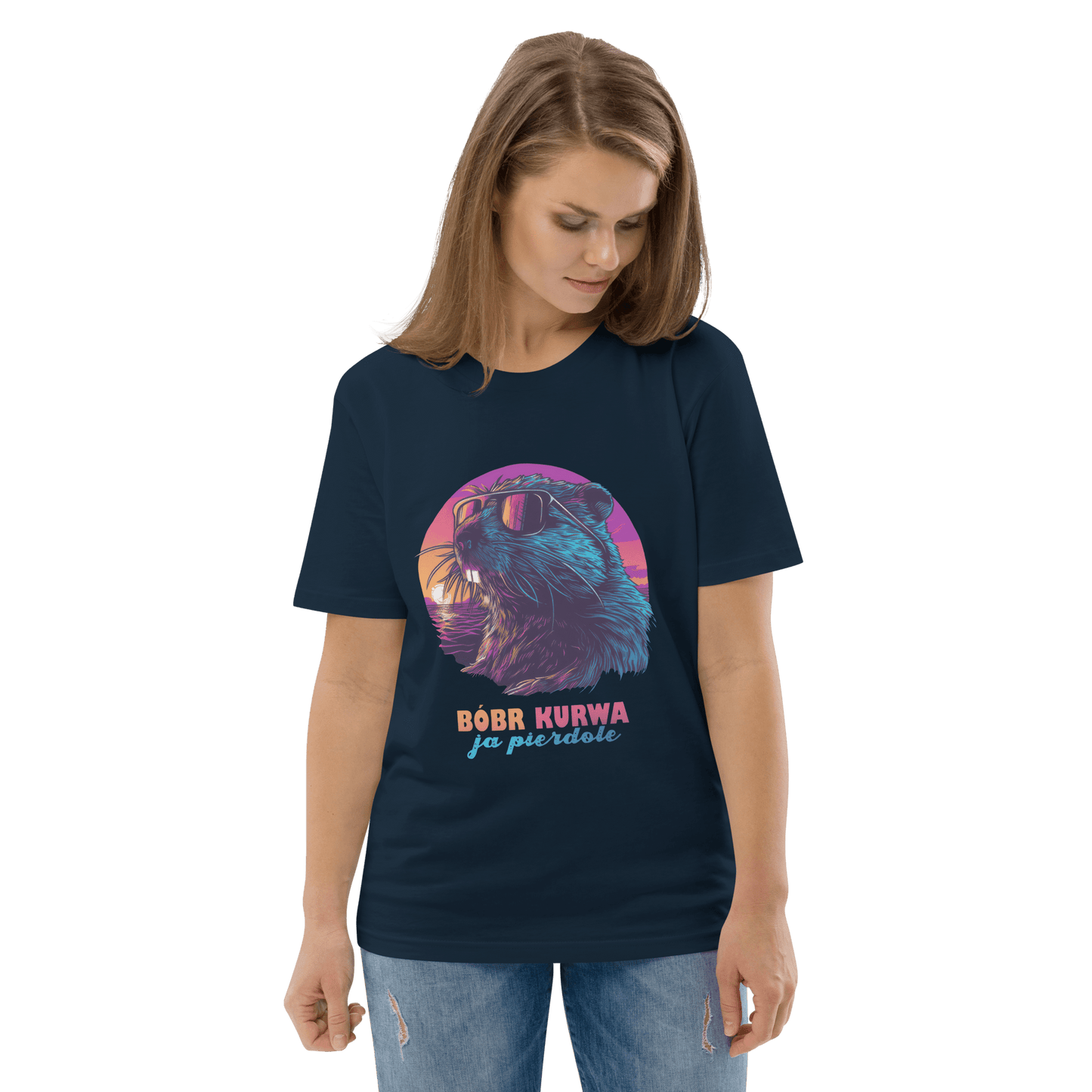 Bober Kurwa Premium Organic T-Shirt Meme - Fraiche Peche | Shirtposting
