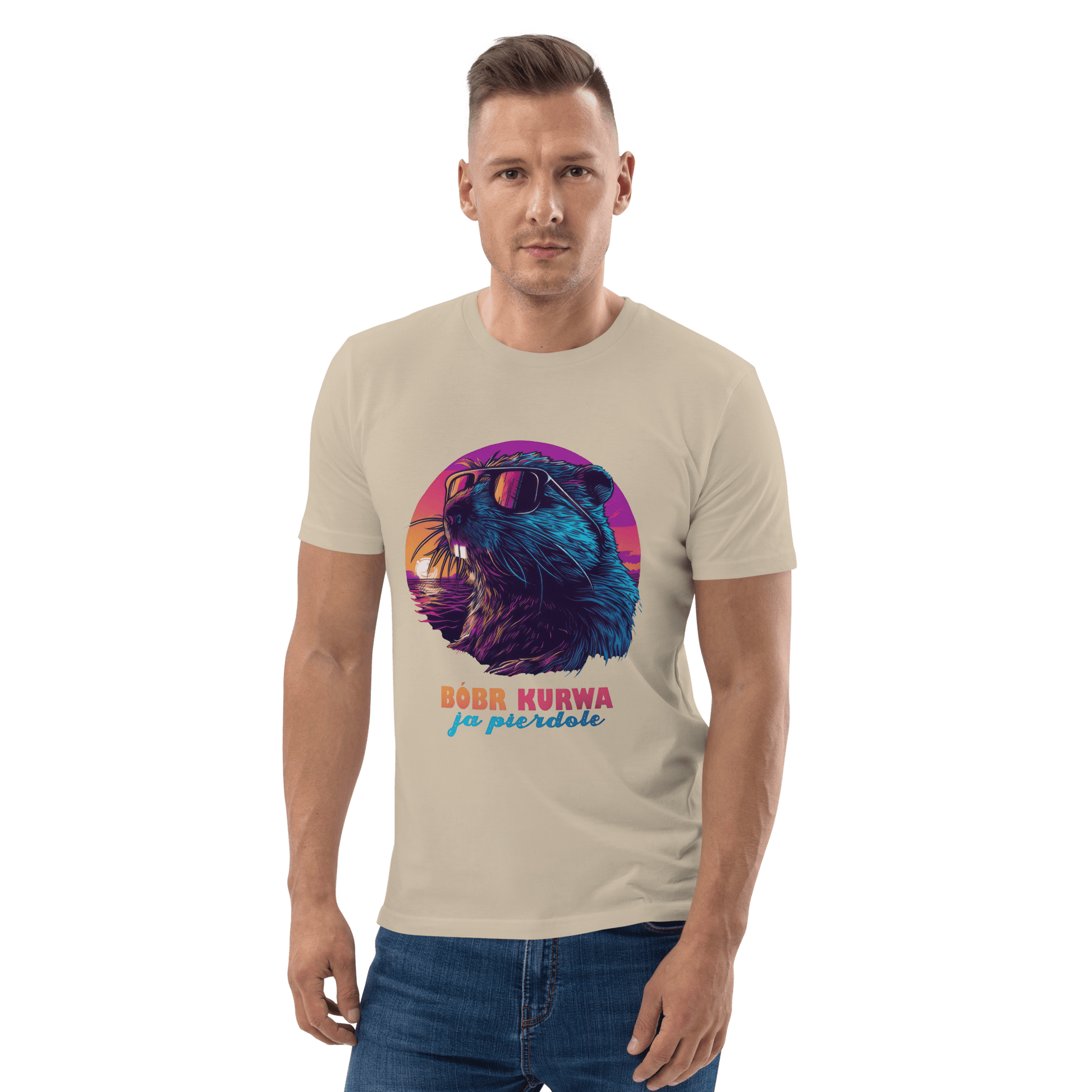 Bober Kurwa Premium Organic T-Shirt Meme - Fraiche Peche | Shirtposting
