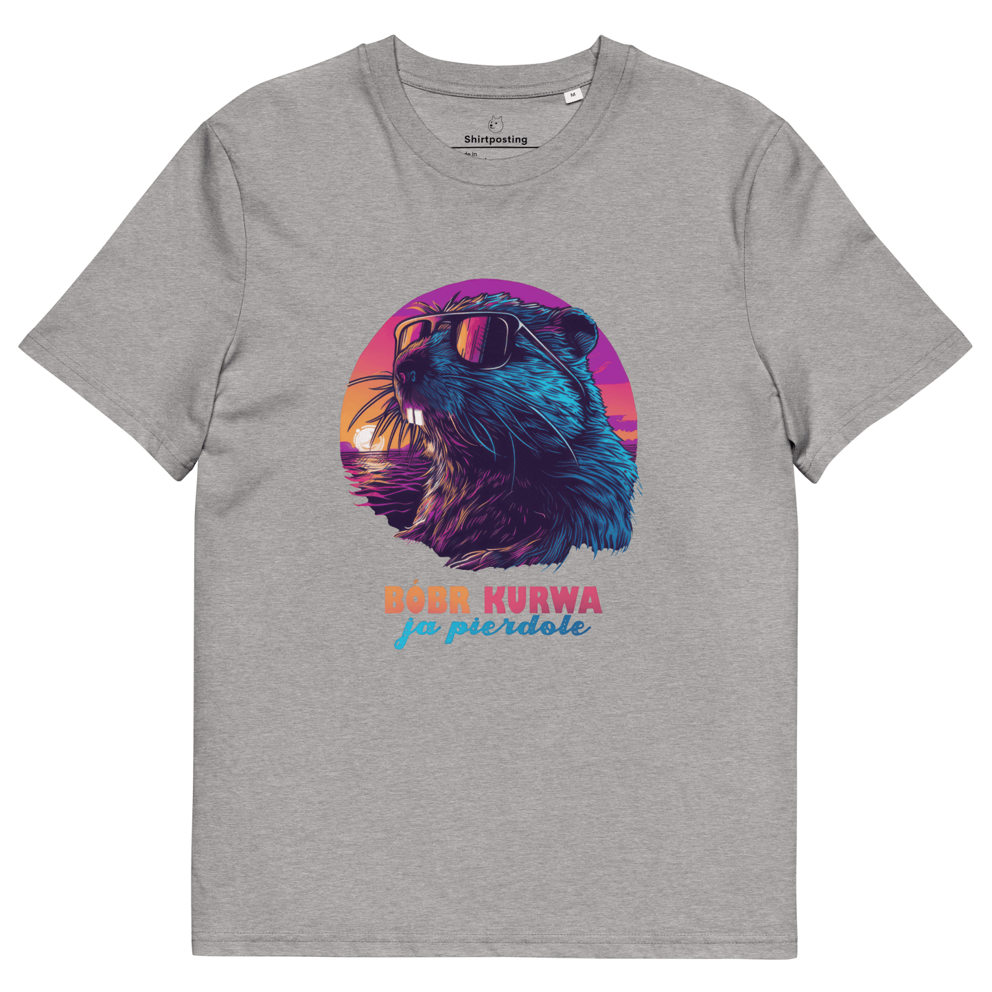 Bober Kurwa Premium Organic T-Shirt Meme - Heather Grey | Shirtposting