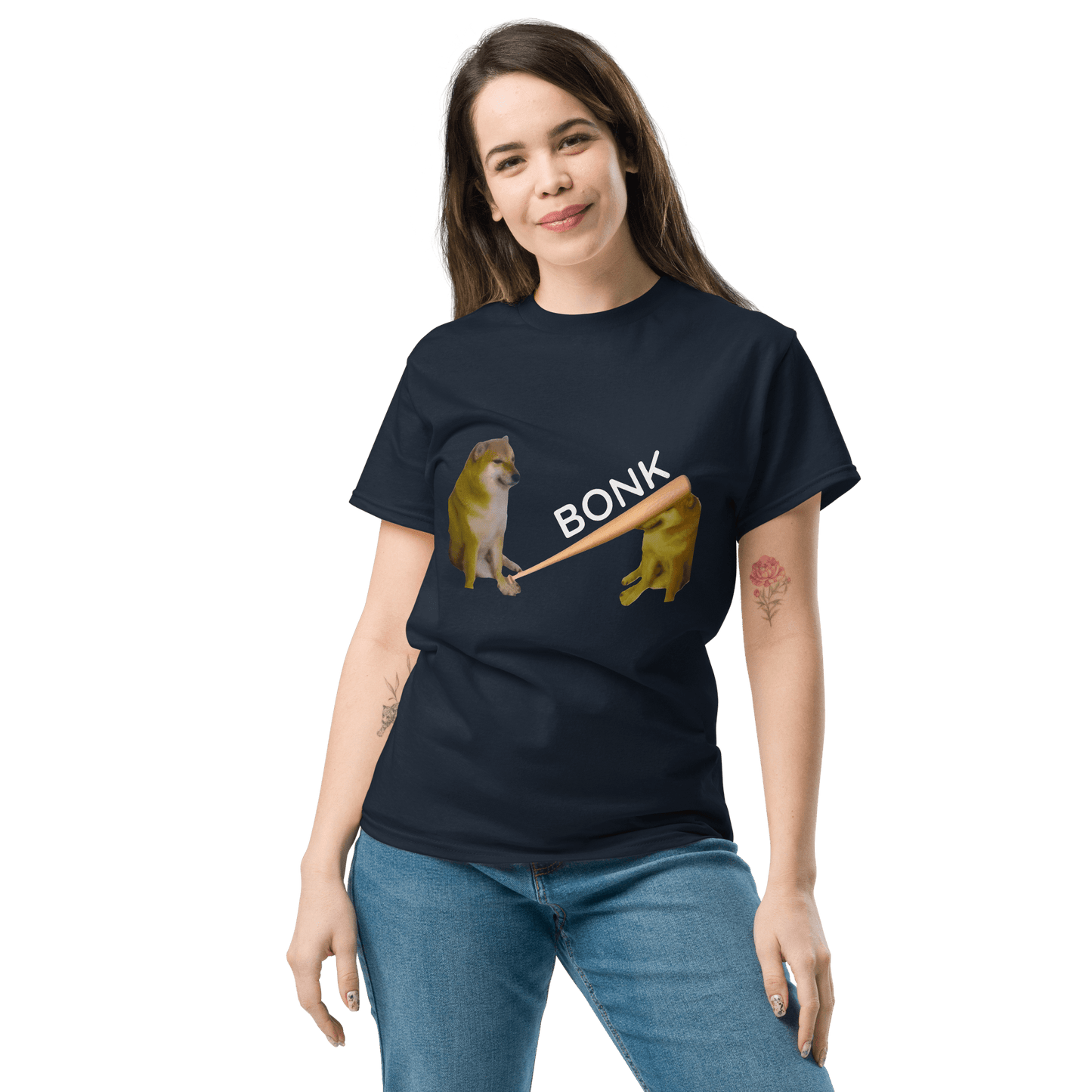 Bonk Classic T-Shirt Meme - Black | Shirtposting