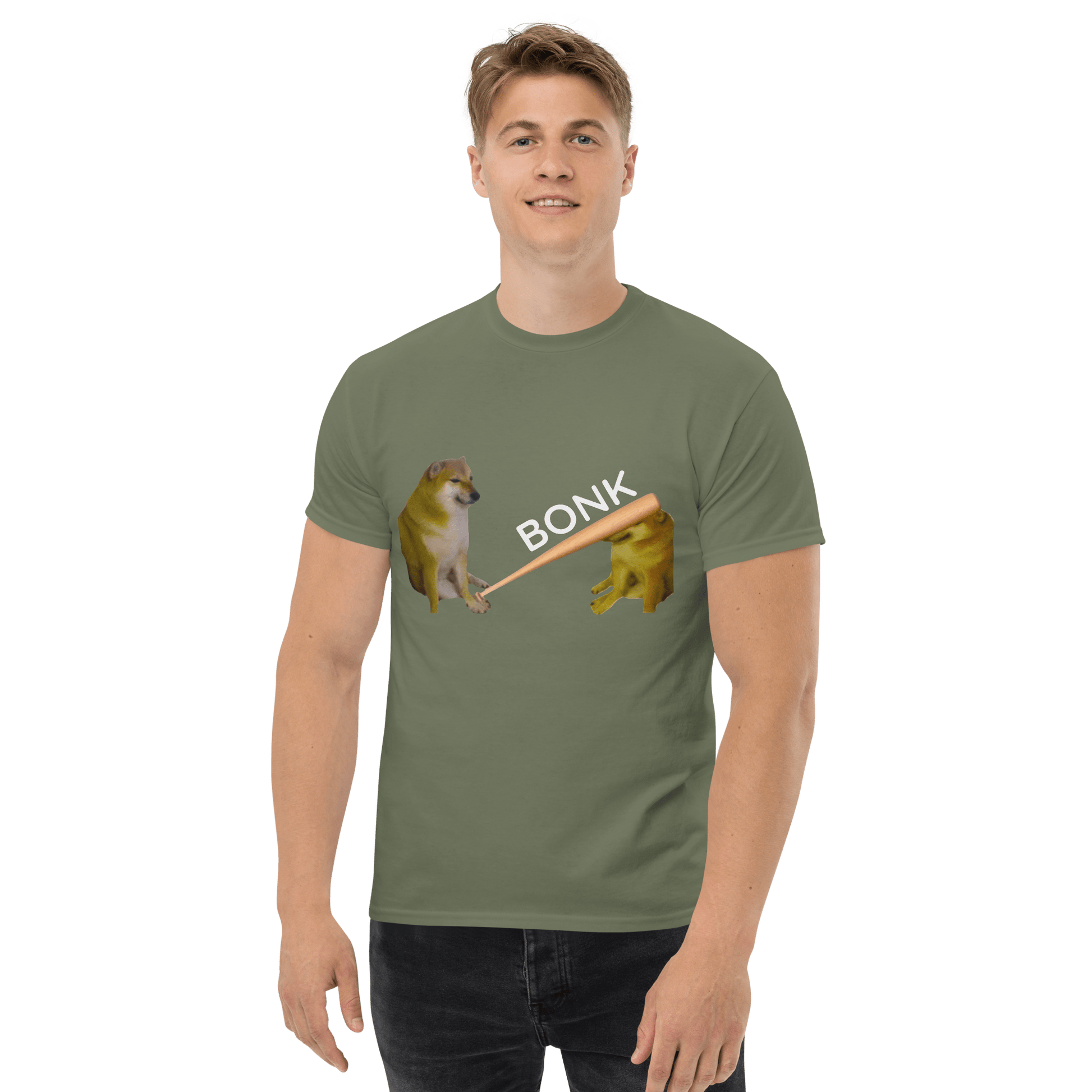 Bonk Classic T-Shirt Meme - Black | Shirtposting