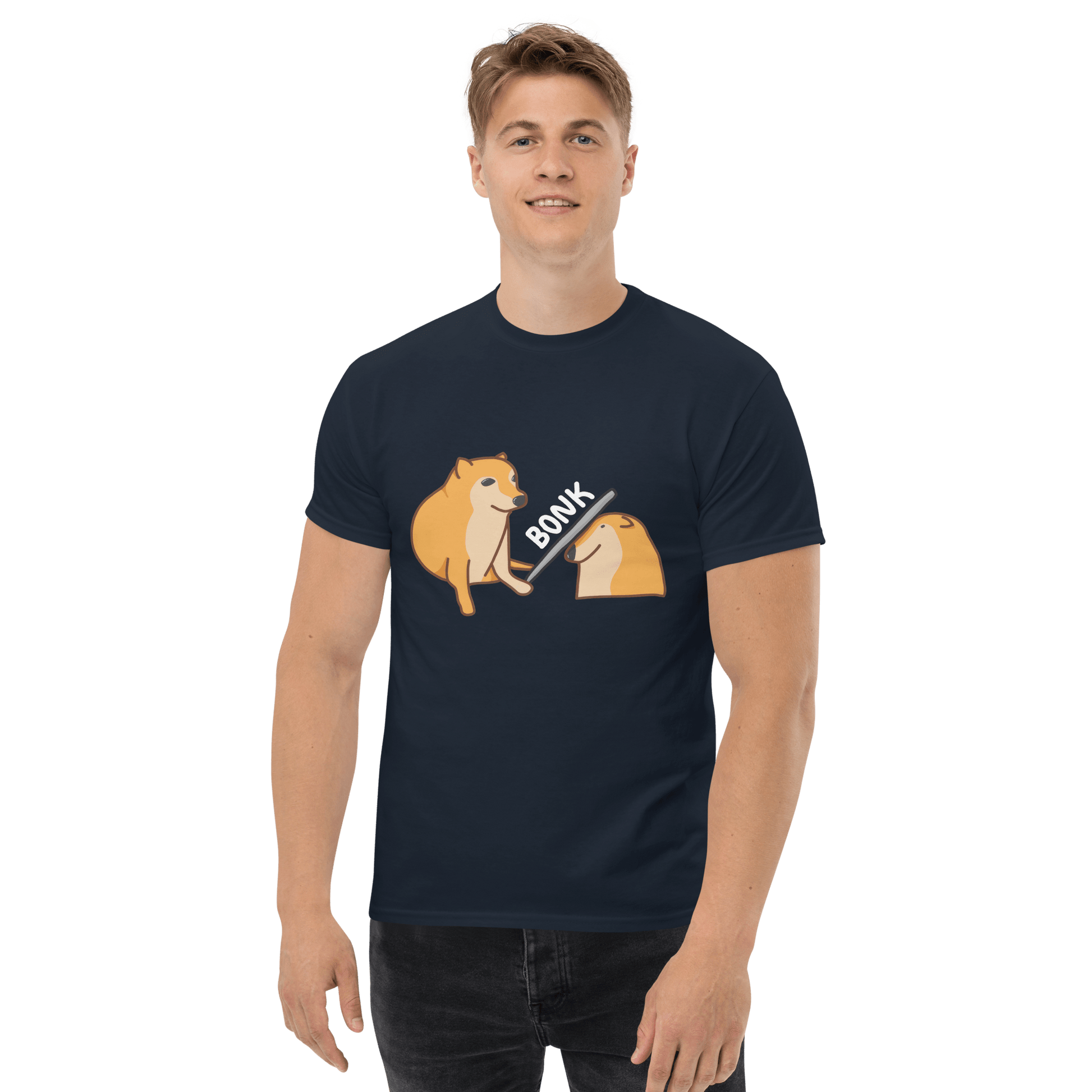 Bonk Classic T-Shirt Meme - Black | Shirtposting