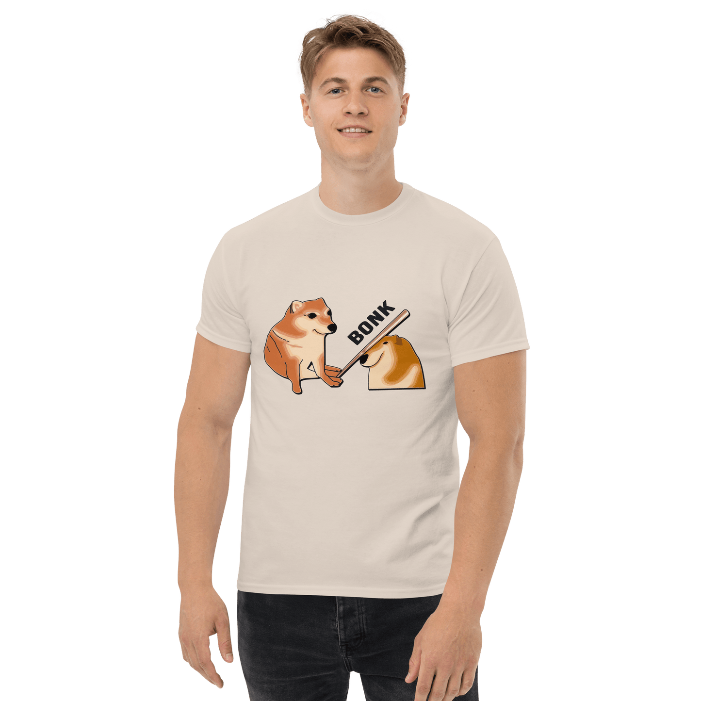 Bonk Classic T-Shirt Meme - Yellow Haze | Shirtposting