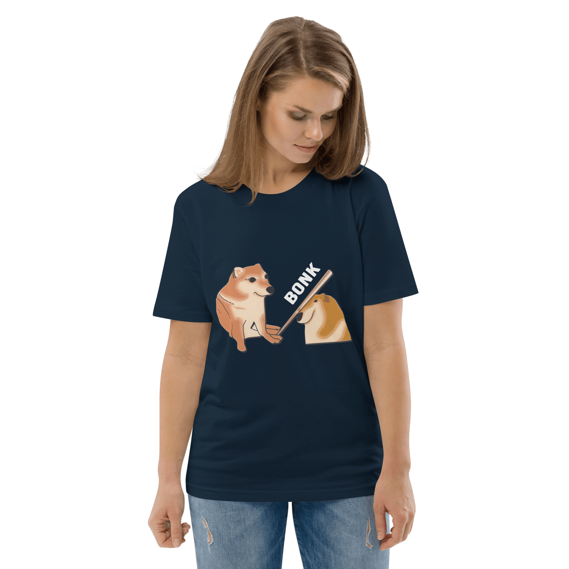 Bonk Premium Organic T-Shirt Meme - Black | Shirtposting