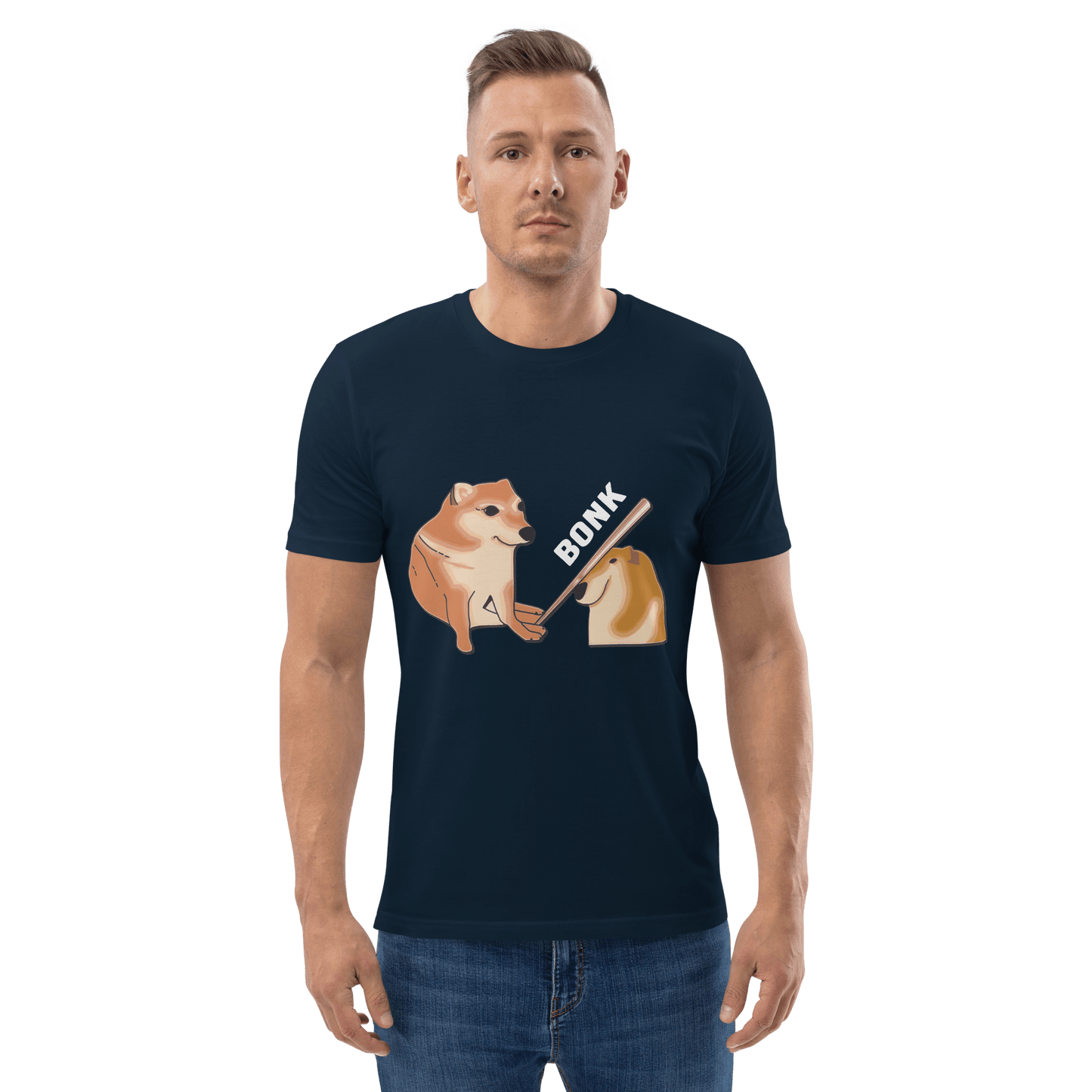 Bonk Premium Organic T-Shirt Meme - Black | Shirtposting