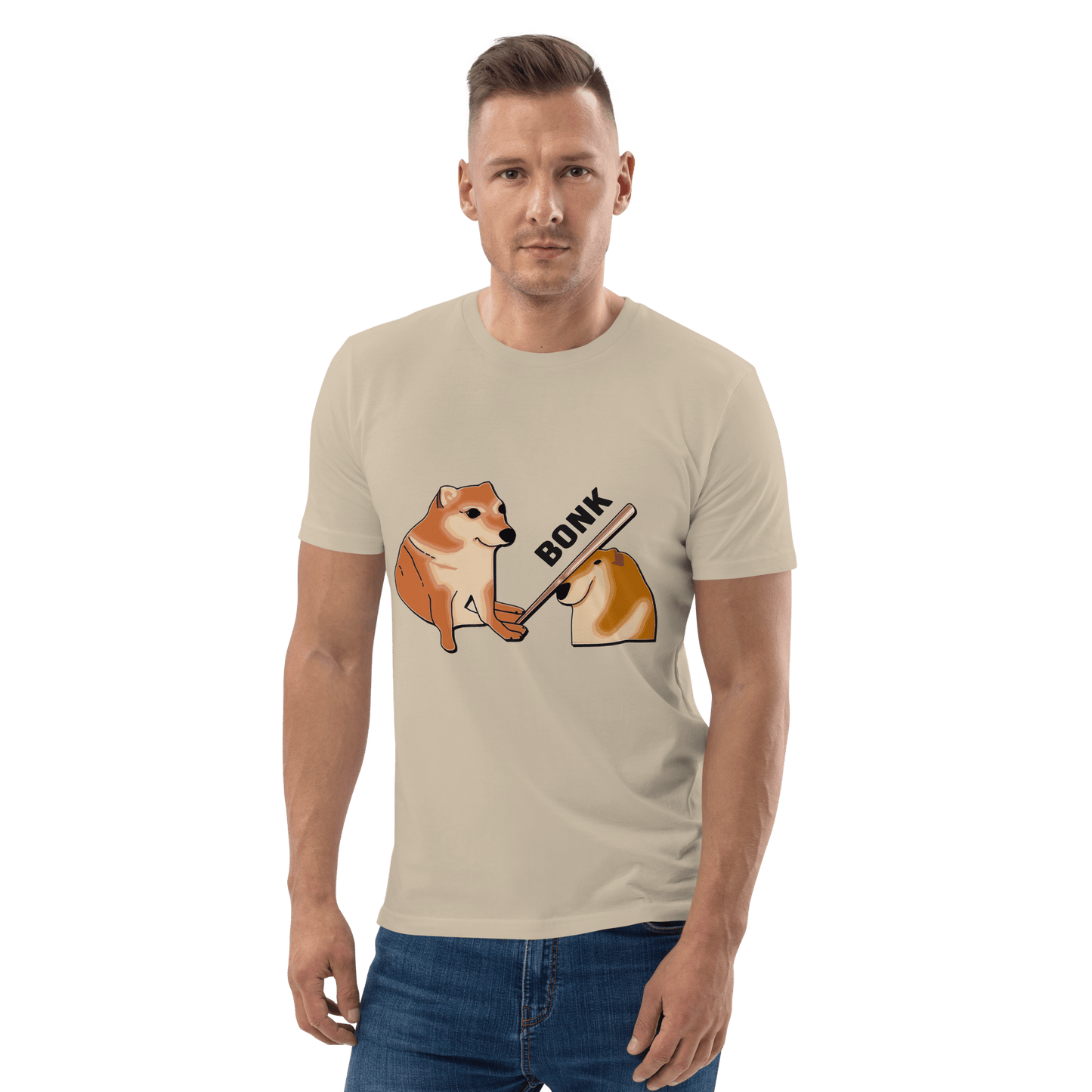 Bonk Premium Organic T-Shirt Meme - Fraiche Peche | Shirtposting