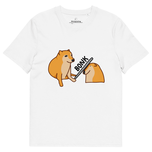 Bonk Premium Organic T-Shirt Meme - White | Shirtposting