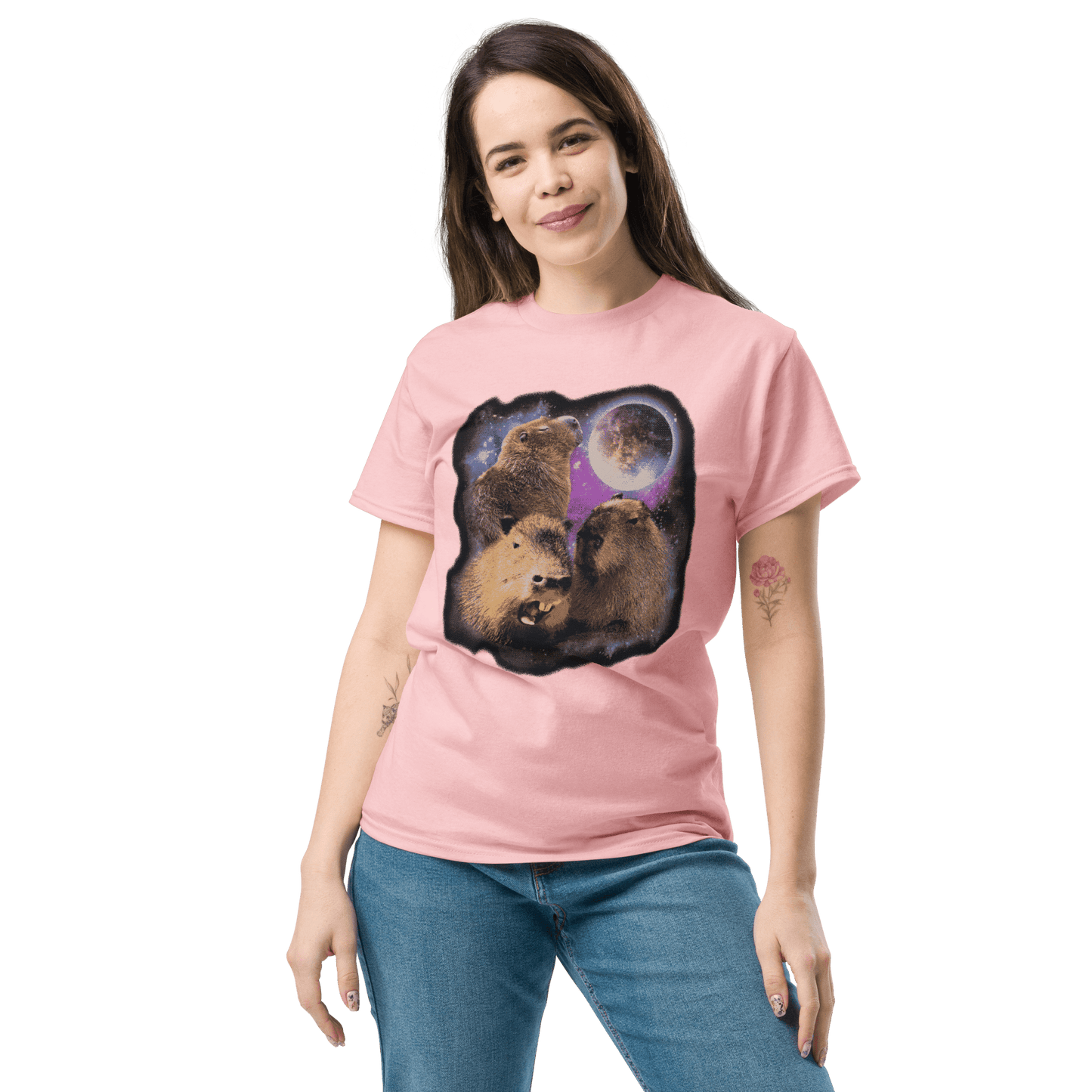 Capybara Classic T-Shirt Meme - Ash | Shirtposting