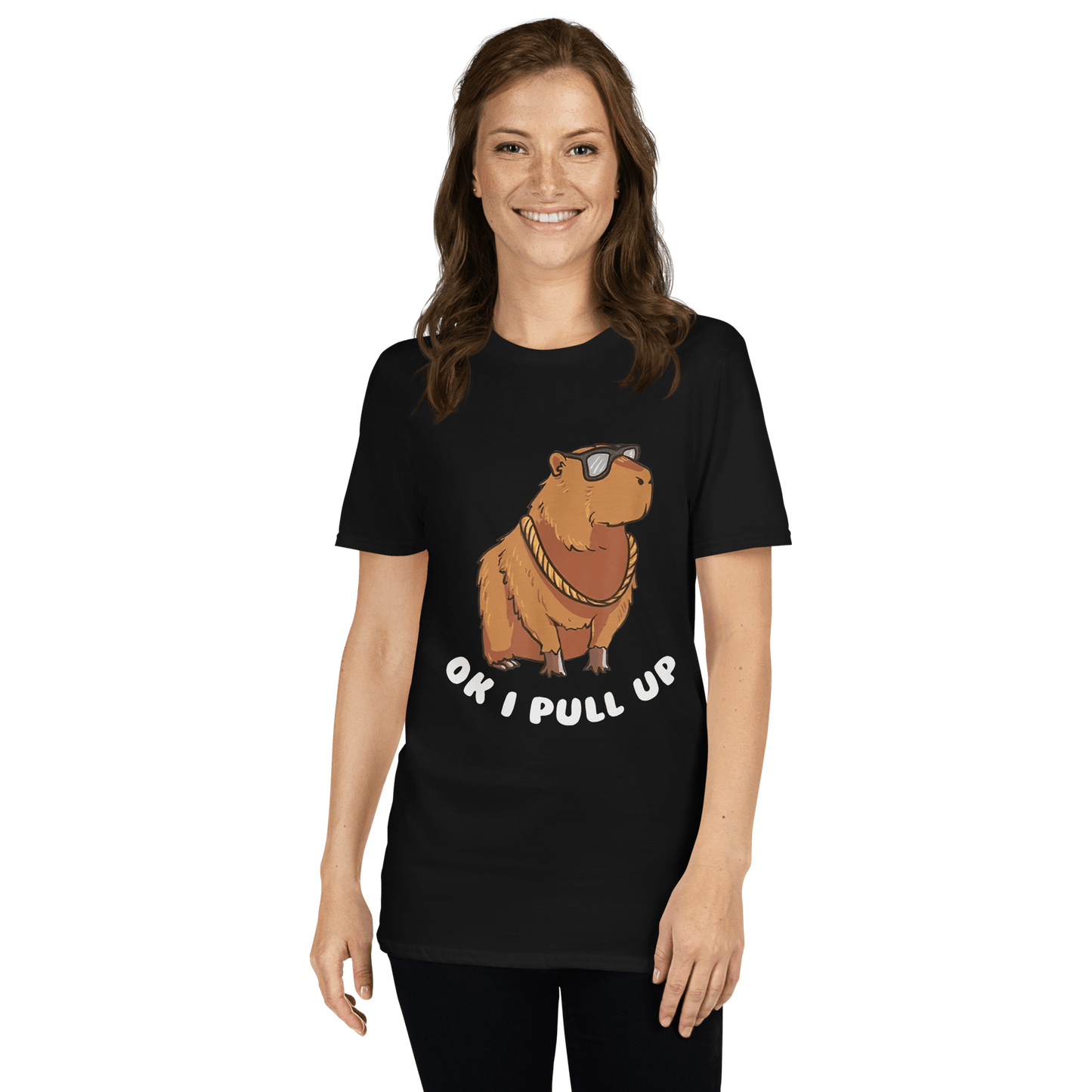 Capybara Classic T-Shirt Meme - Black | Shirtposting