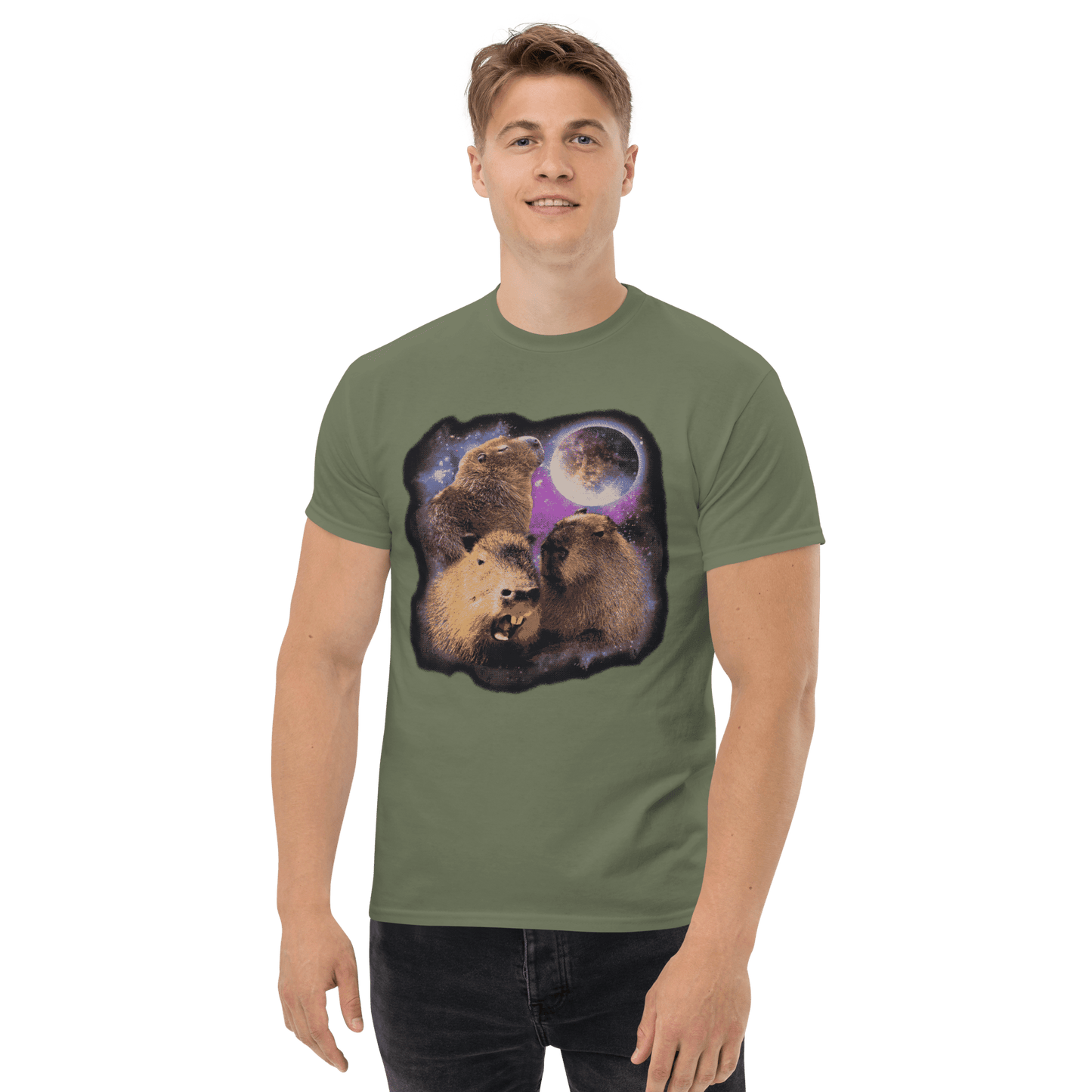 Capybara Classic T-Shirt Meme - Black | Shirtposting