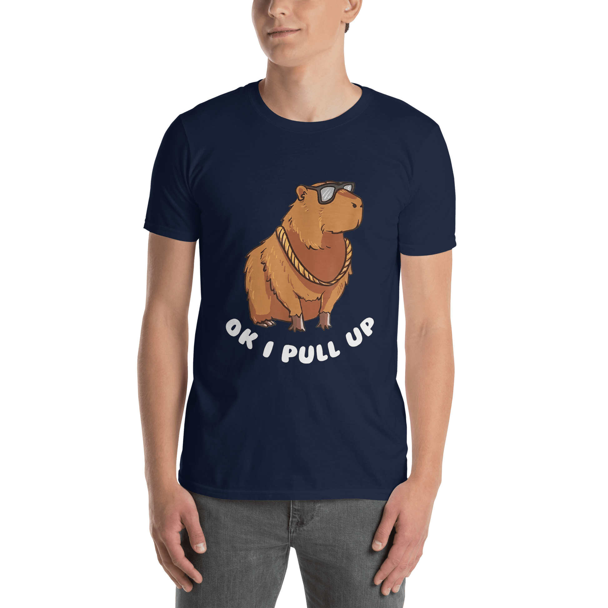 Capybara Classic T-Shirt Meme - Black | Shirtposting