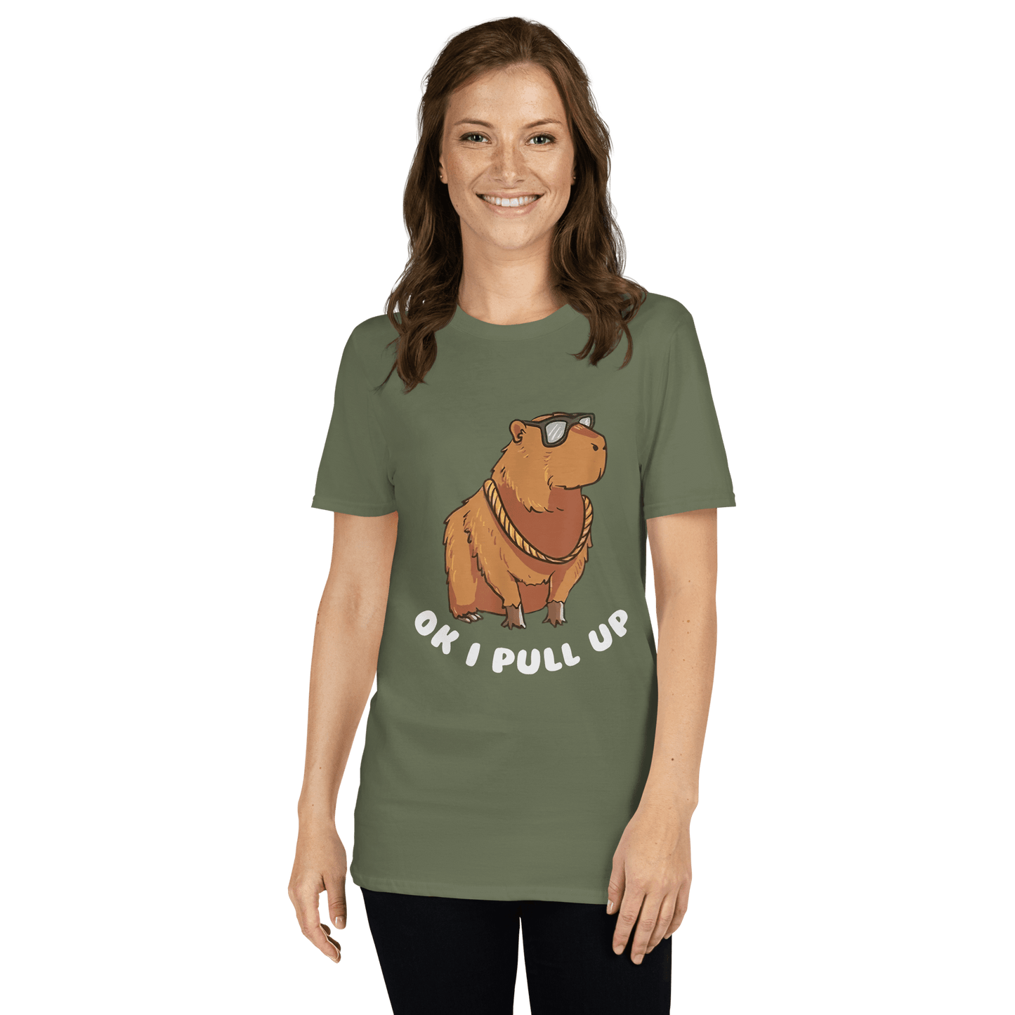 Capybara Classic T-Shirt Meme - Black | Shirtposting