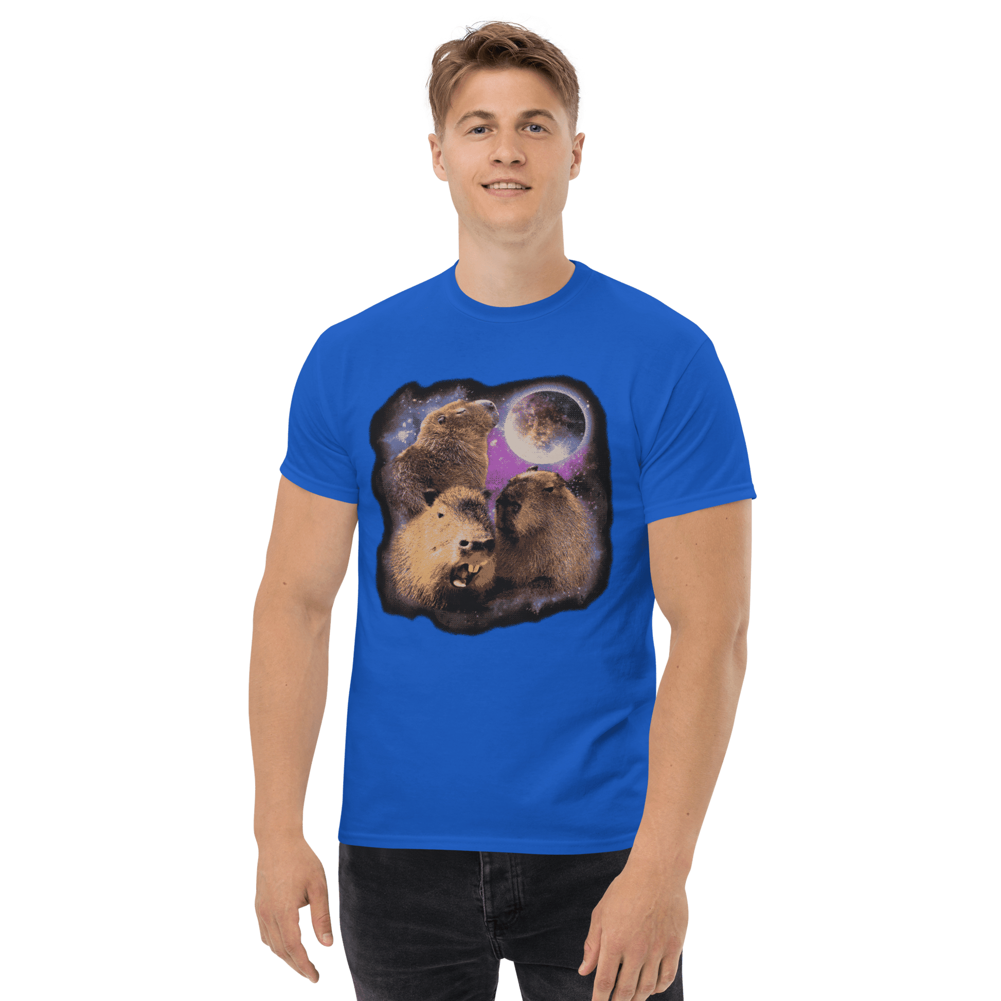 Capybara Classic T-Shirt Meme - Black | Shirtposting