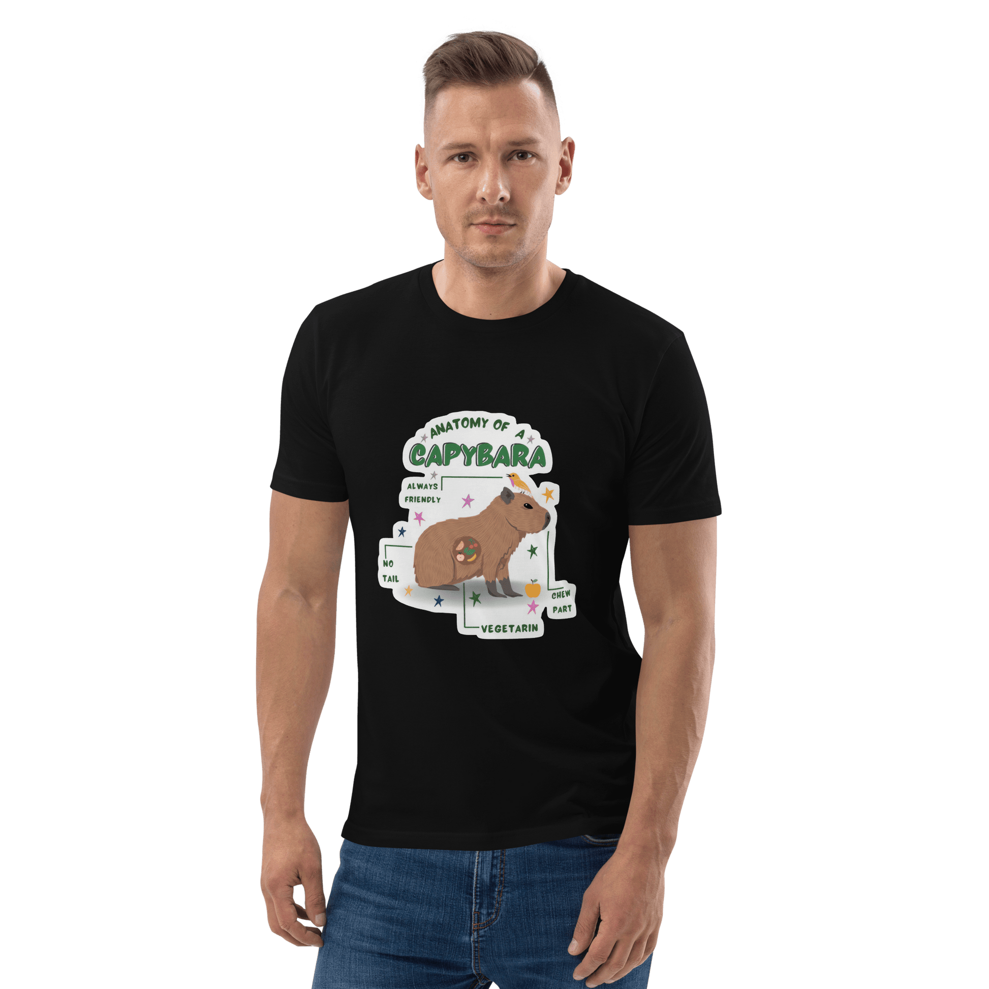 Capybara Premium Organic T-Shirt Meme - Cotton Pink | Shirtposting