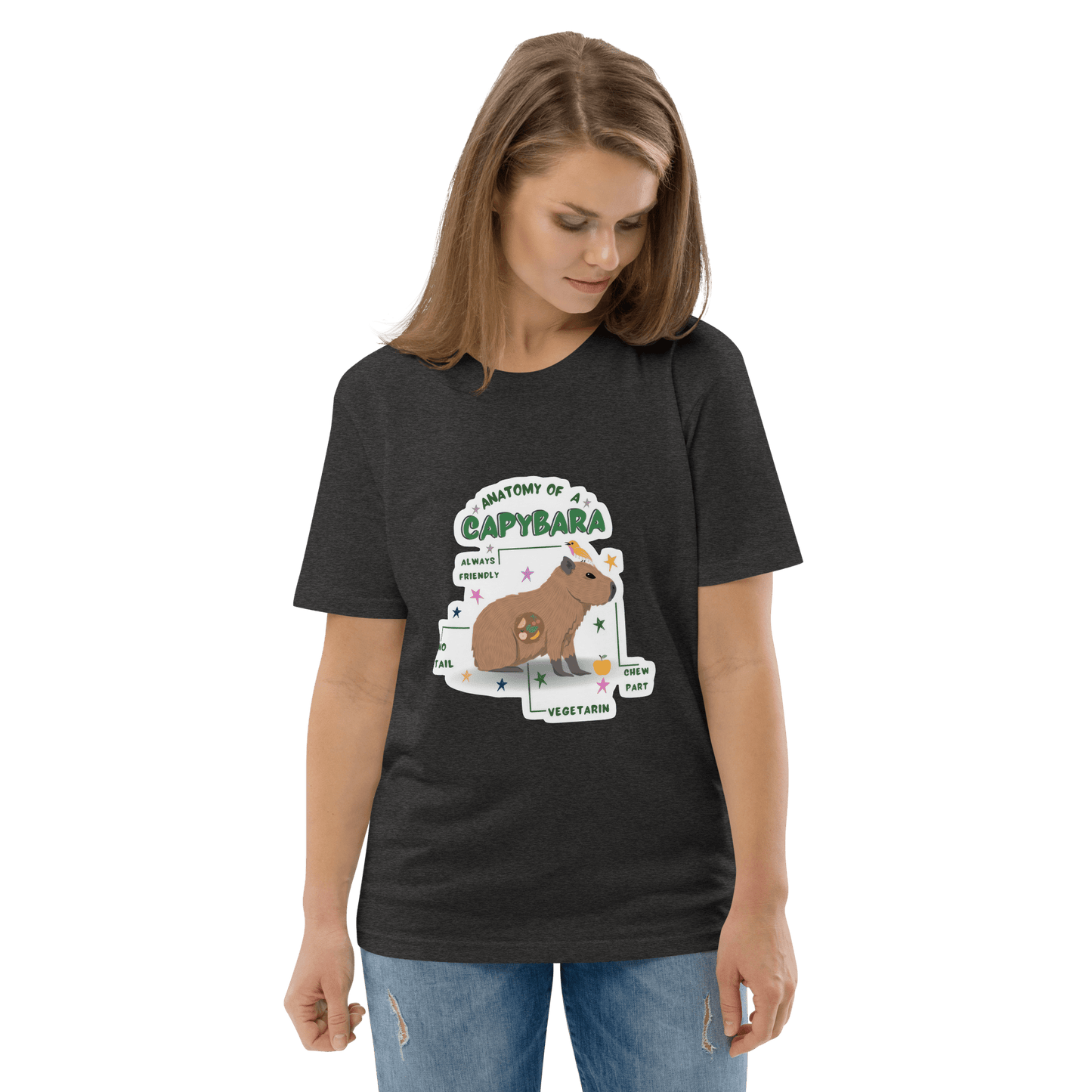 Capybara Premium Organic T-Shirt Meme - Cotton Pink | Shirtposting